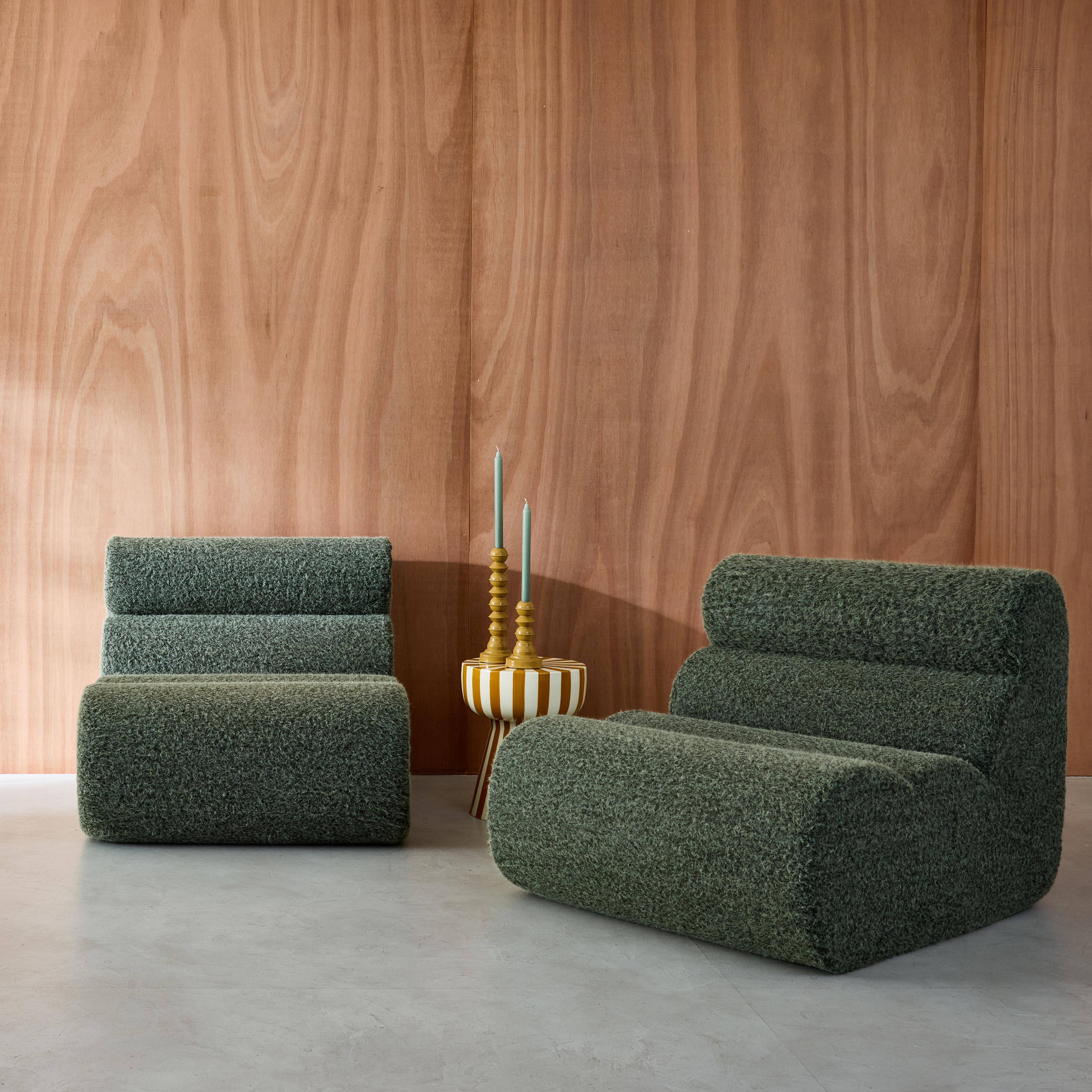 Nova alpaca - Sofá modular con efecto alpaca, 2 plazas