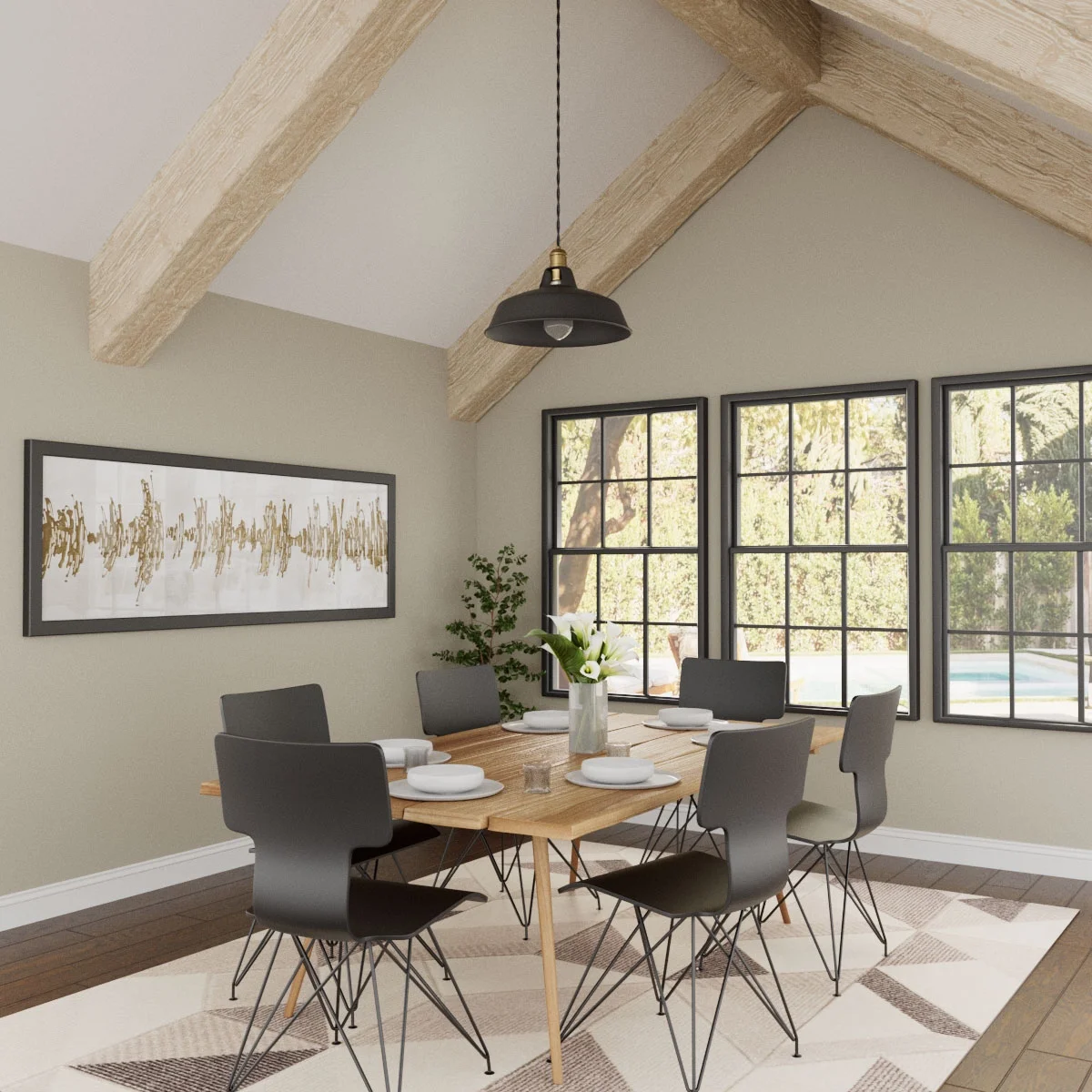 Ekena Millwork 3 1/2"W x 3 1/2"H x 120"L 3-Sided (U-Beam) Salvaged Timber HeritageTimber Faux Wood Ceiling Beam, Kona Brown - Image 46