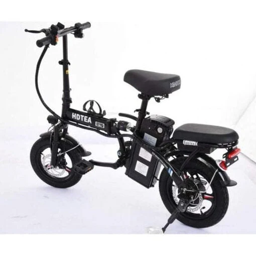 Folding Electric Bike 250W, 14 Inch, LCD Display, Removable Battery, Dual Disc Brake, Black Folding Electric Bike 250W, 14 Inch, LCD Display, Removable Battery, Dual Disc Brake, Black