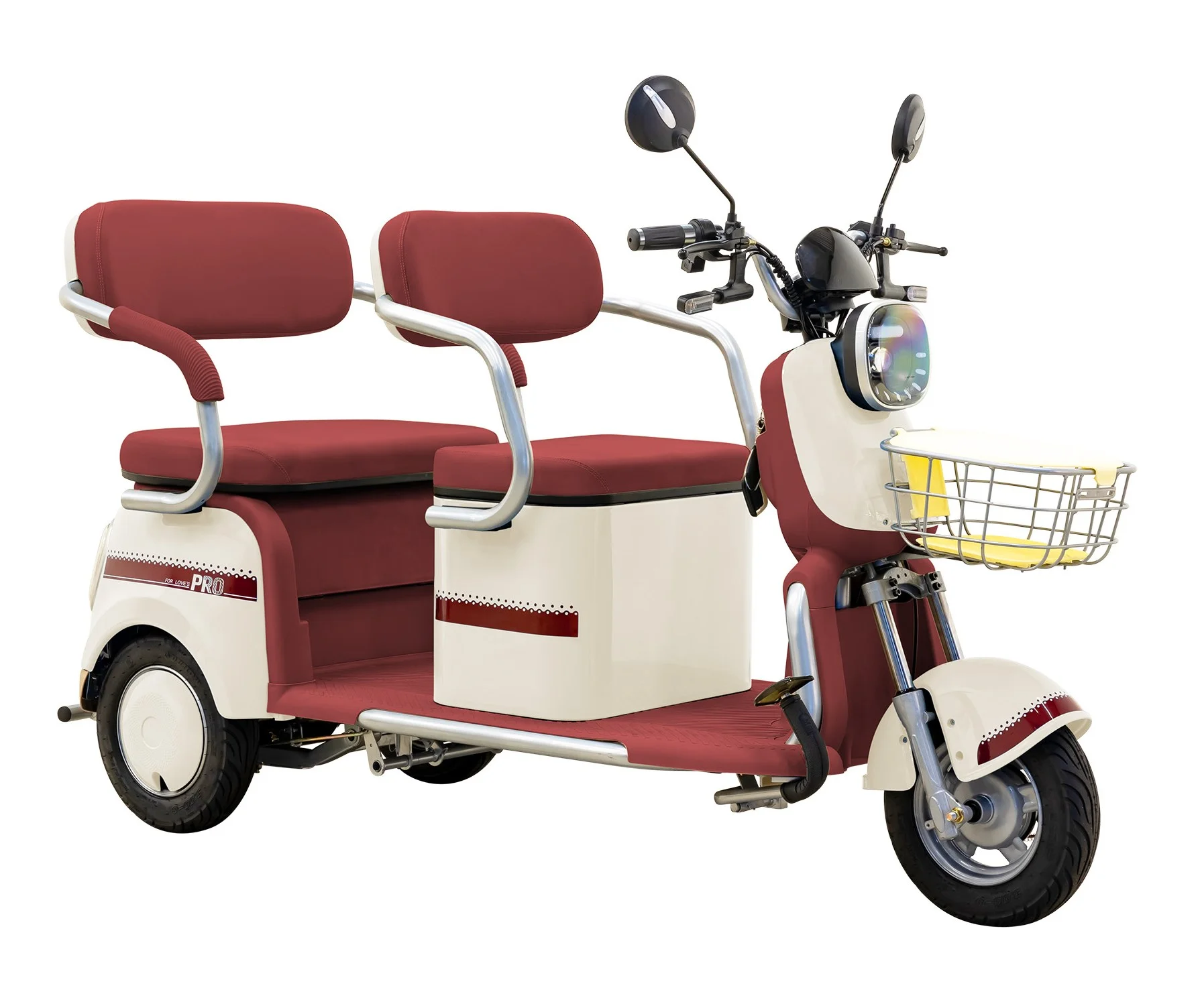 Massimo MGC E-Trike 3-Wheel Electric Cart – 17 MPH, 2-Seater Adult Scooter – Blue - Image 37