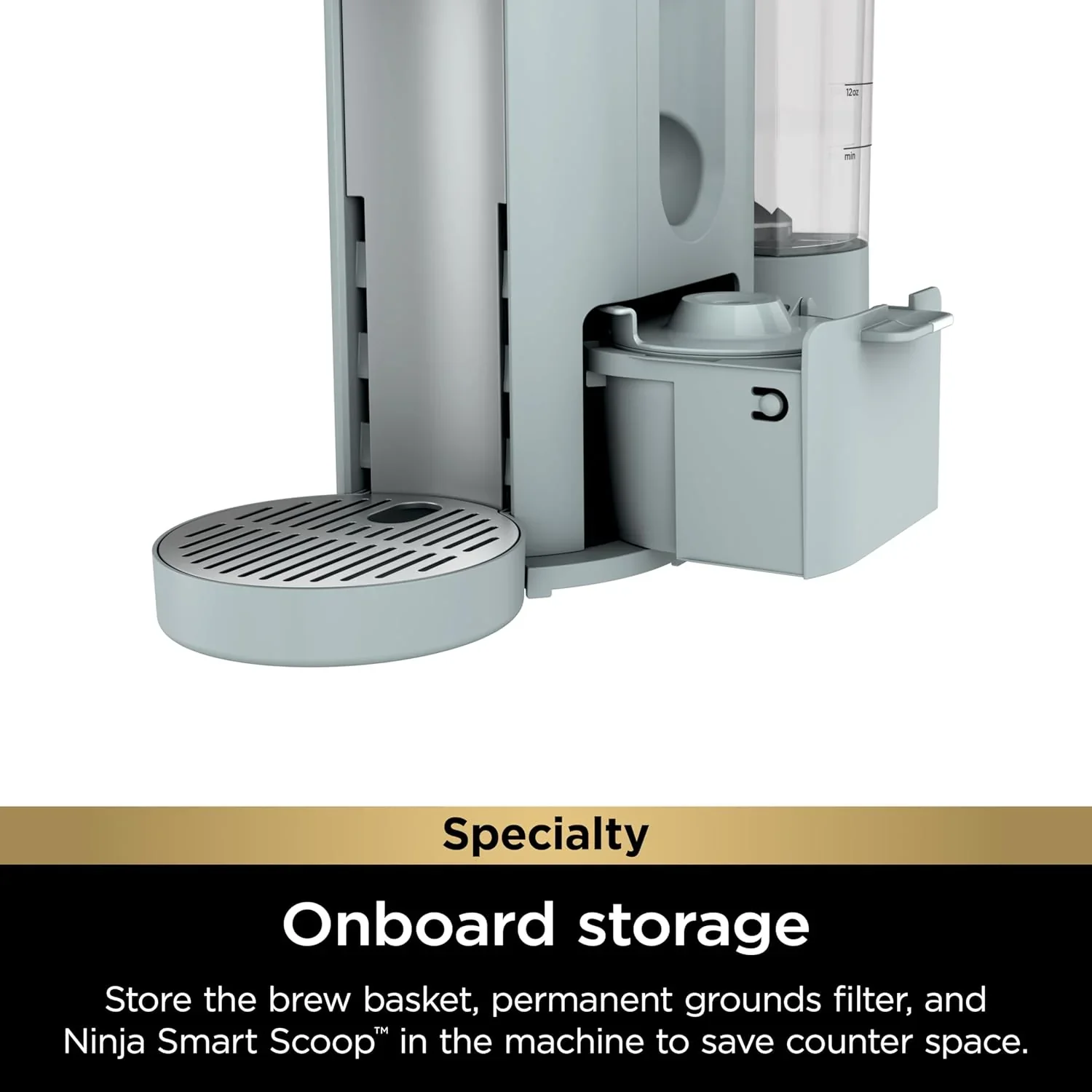 Ninja Coffee Maker Single Cup Brews with pods and grounds K-Cup compatible 4 brewing methods