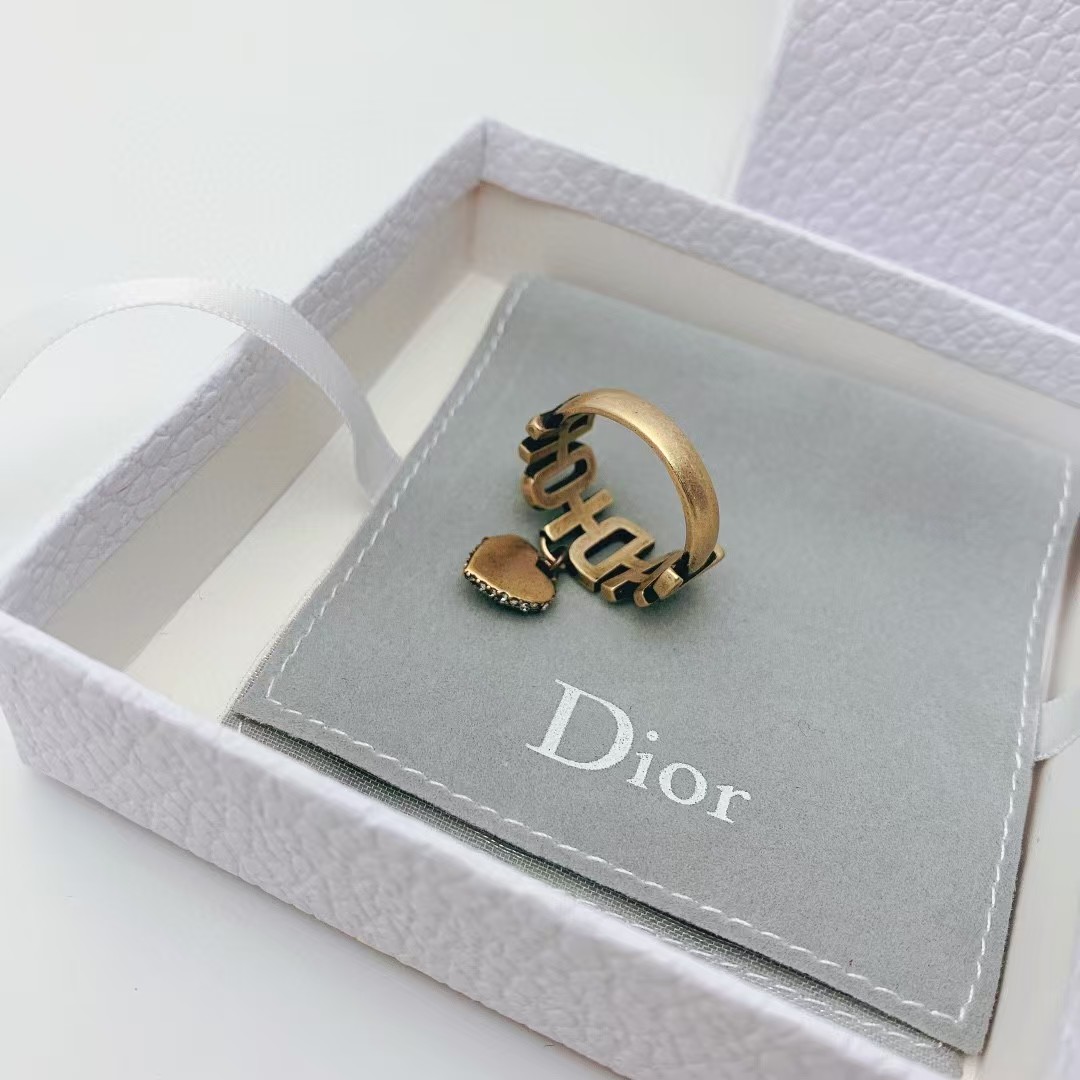 Dior JADIOR Heart Dangle Ring - Original Replica Club