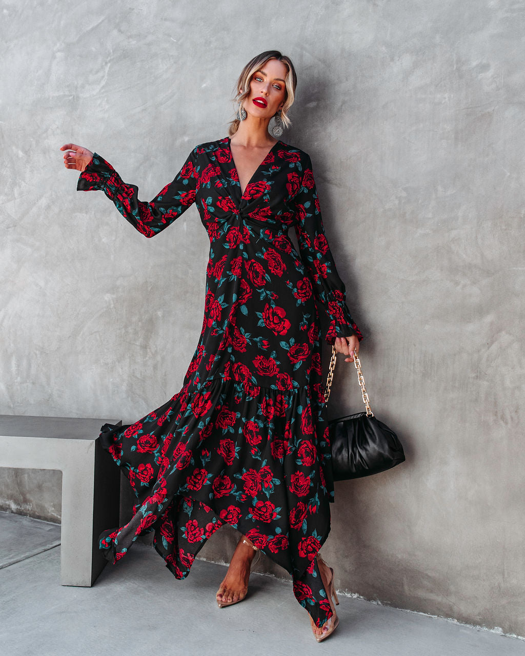 Fall In Love So Easily Floral Maxi Dress - Se7enfashion