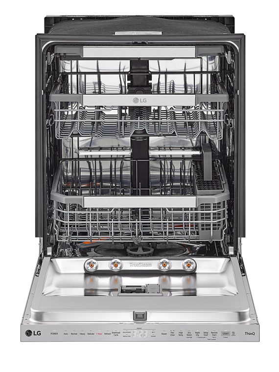 2025 24′′ Top Control Smart Built-In Stainless Steel Tub Dishwasher with 3rd Rack, QuadWash Pro and 42dba – Stainless Steel