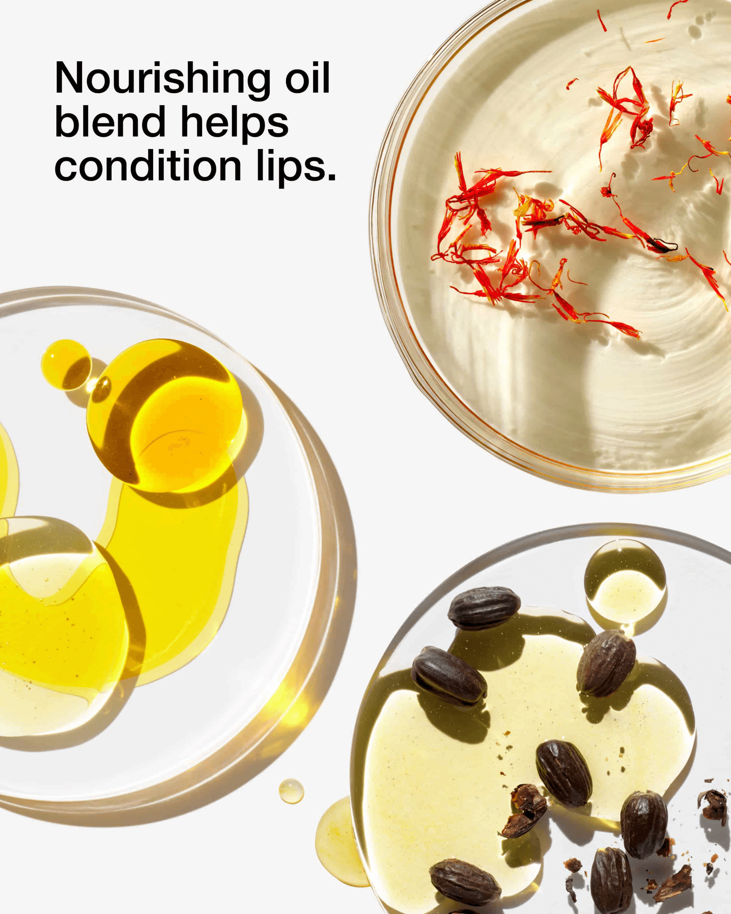 Clinique Pop™ Lip + Cheek Oil in Black Honey, Pink Honey and Nude Honey