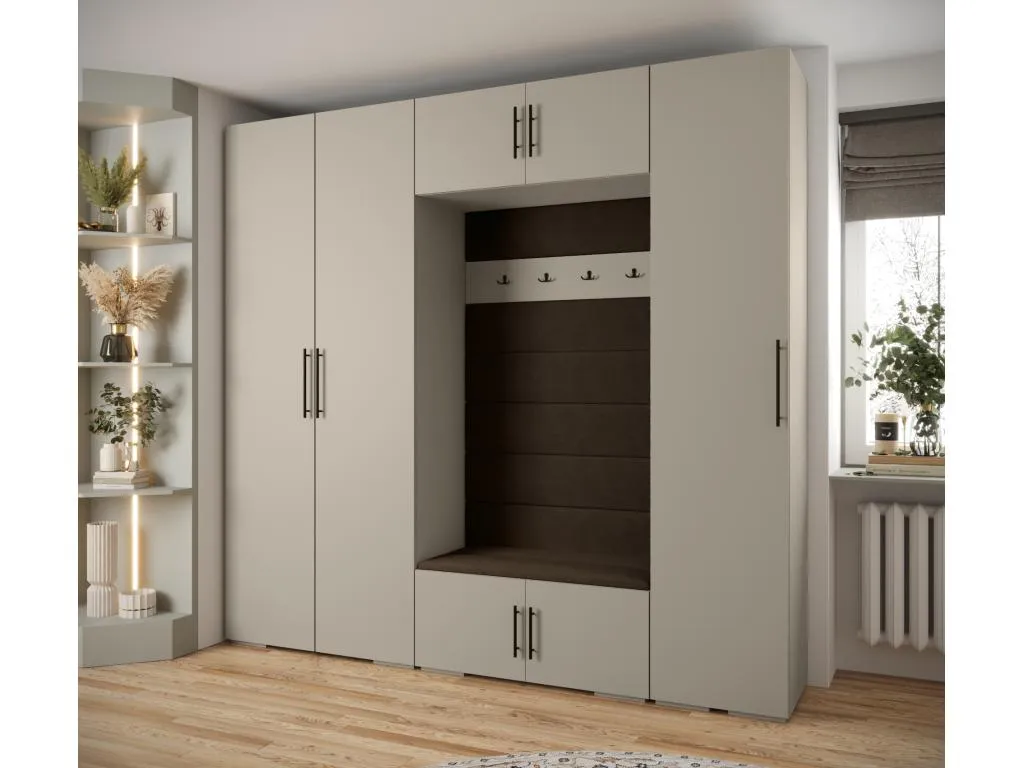 Andreuworldcasa 3 armario con puertas batientes 236.7/250/47