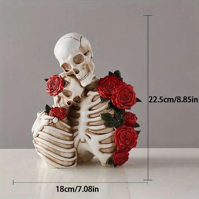 SkullMates™ - Vintage Elegant Gothic Skeleton Couple Figurine - Image 12 SkullMates™ - Vintage Elegant Gothic Skeleton Couple Figurine - Image 12