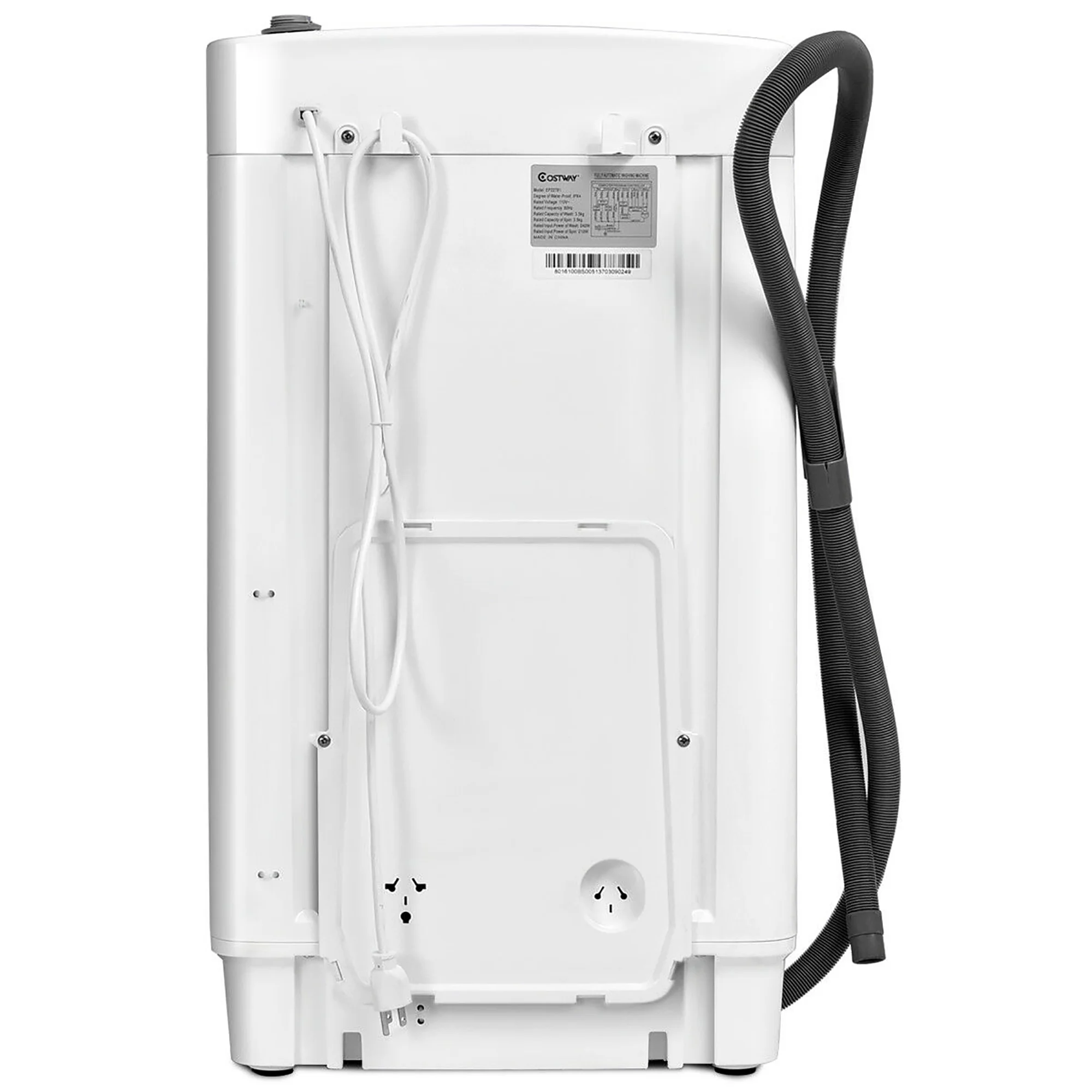 Costway Full-Automatic Laundry Wash Machine Washer Spinner Drain Pump - Image 10