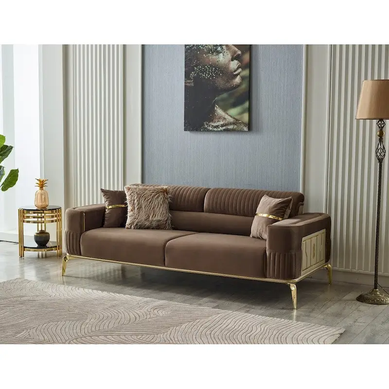 Arianna 4-Piece Living Room Set: Two Sofas and Two Chairs