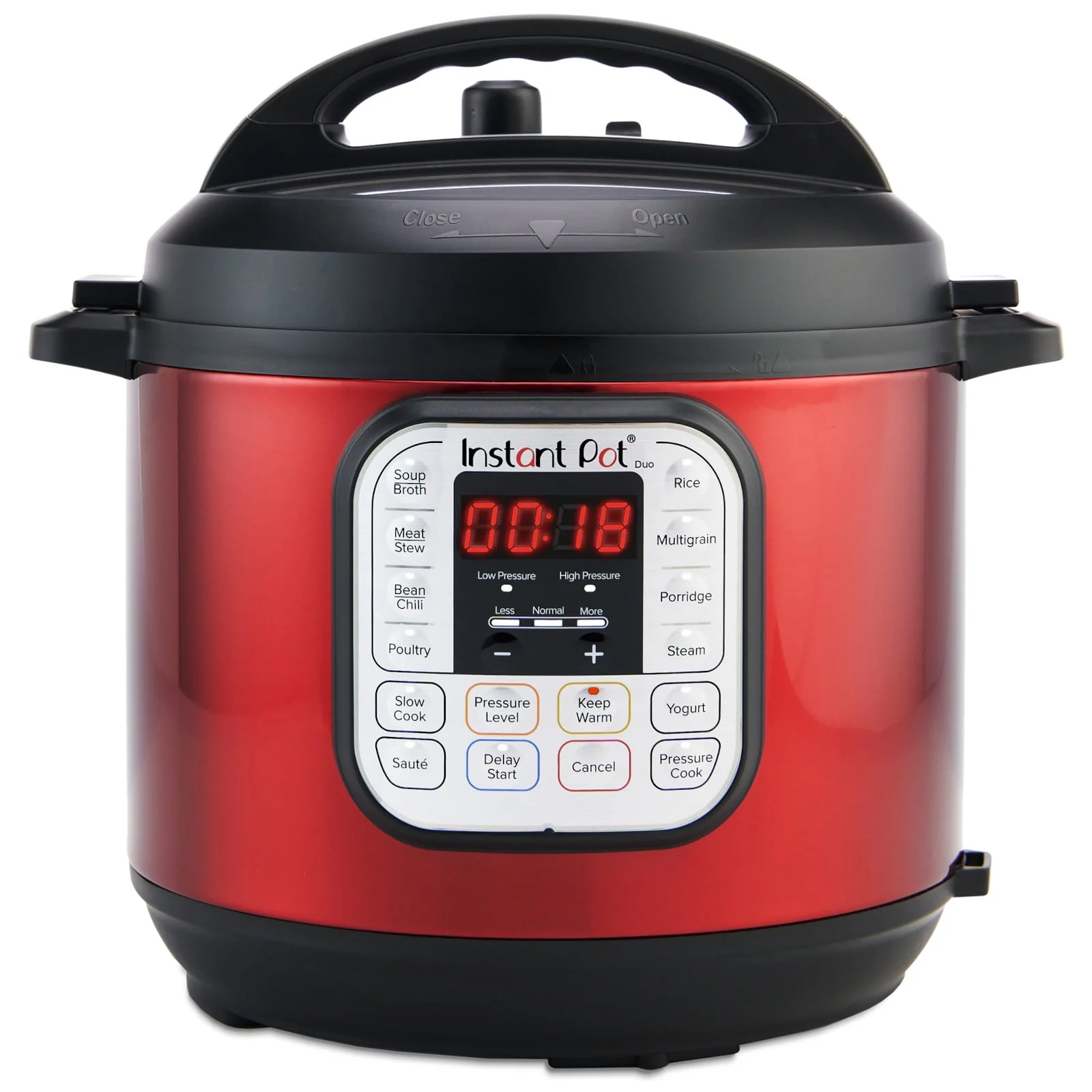 Instant Pot Duo-?6 Quart Multi-Cooker, Red Stainless Steel