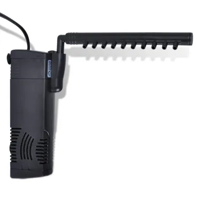 Aquarium Filter Pump with Activated Carbon – Submersible Fish Tank Water Filter
