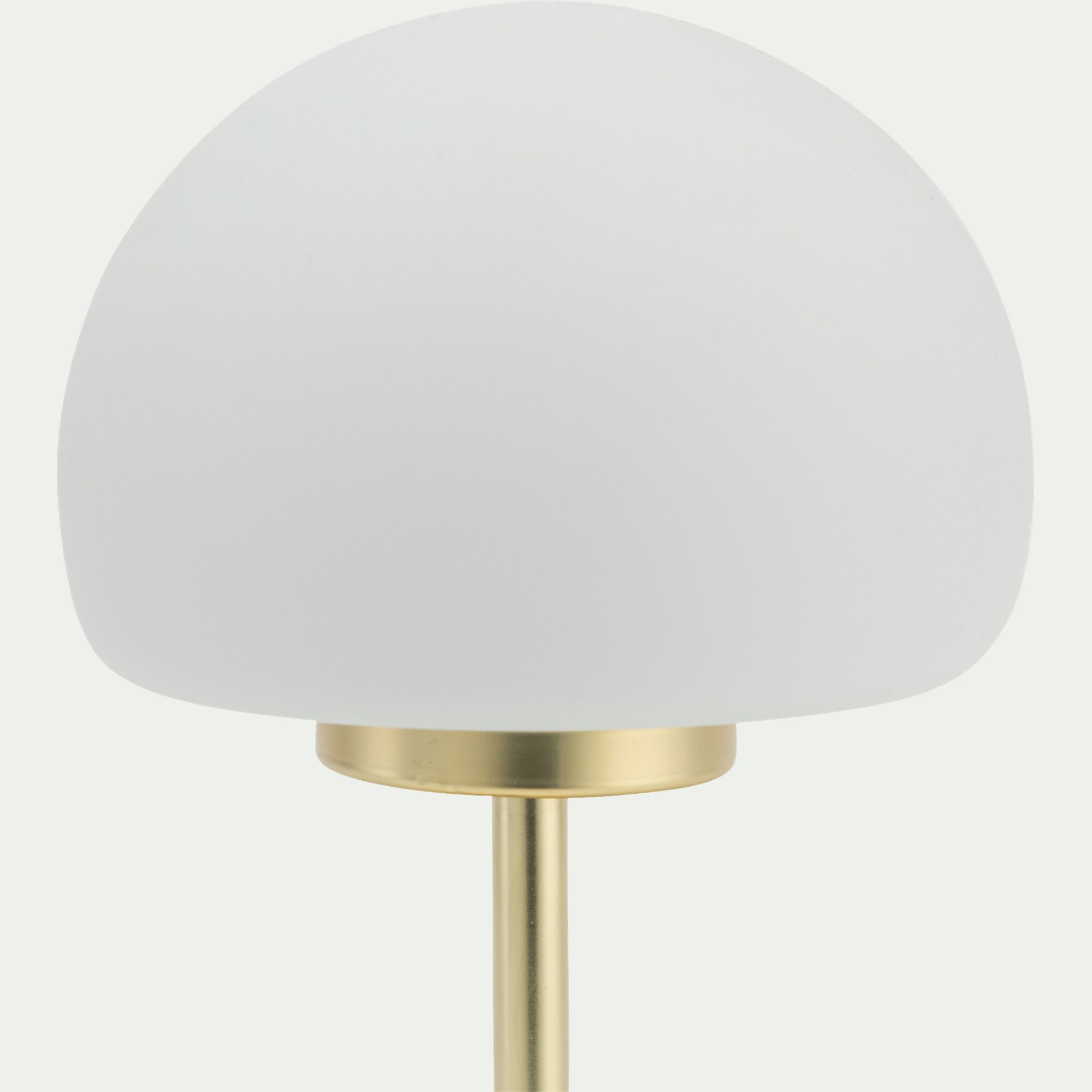 YLO - Lampe électrifiée tactile en acier et verre H29cm - doré