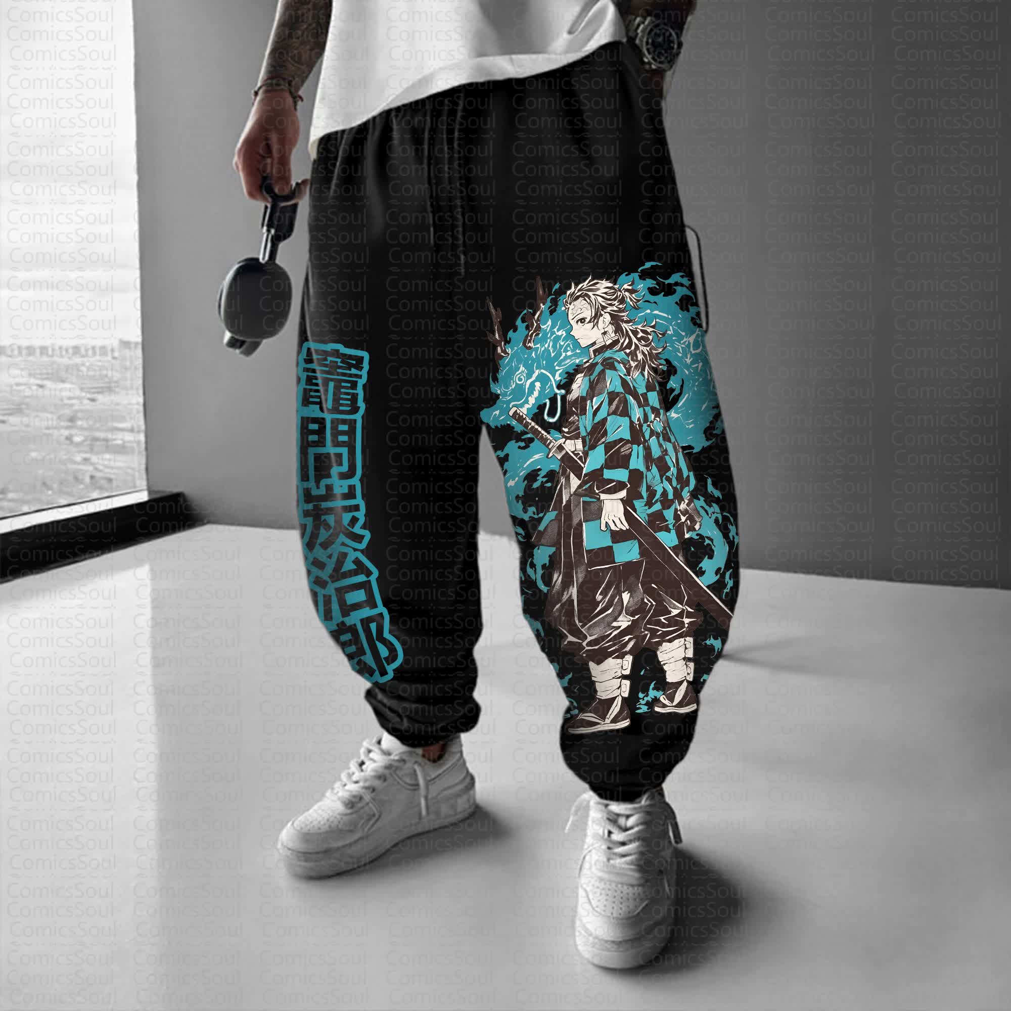 Unisex Anime Inspired Vintage Pants丨Comicssoul