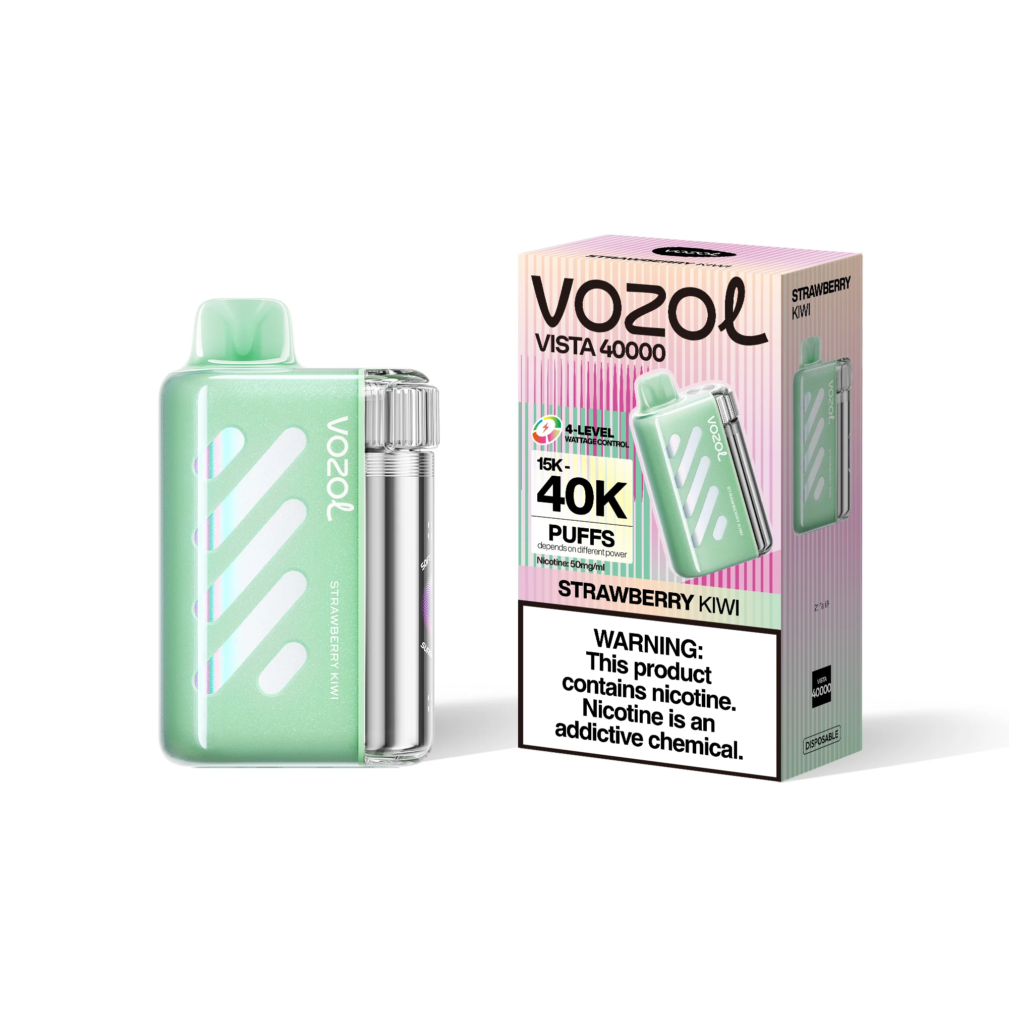 VOZOL VISTA 40K kertakäyttöinen sähkötupakka (kaikki maut)