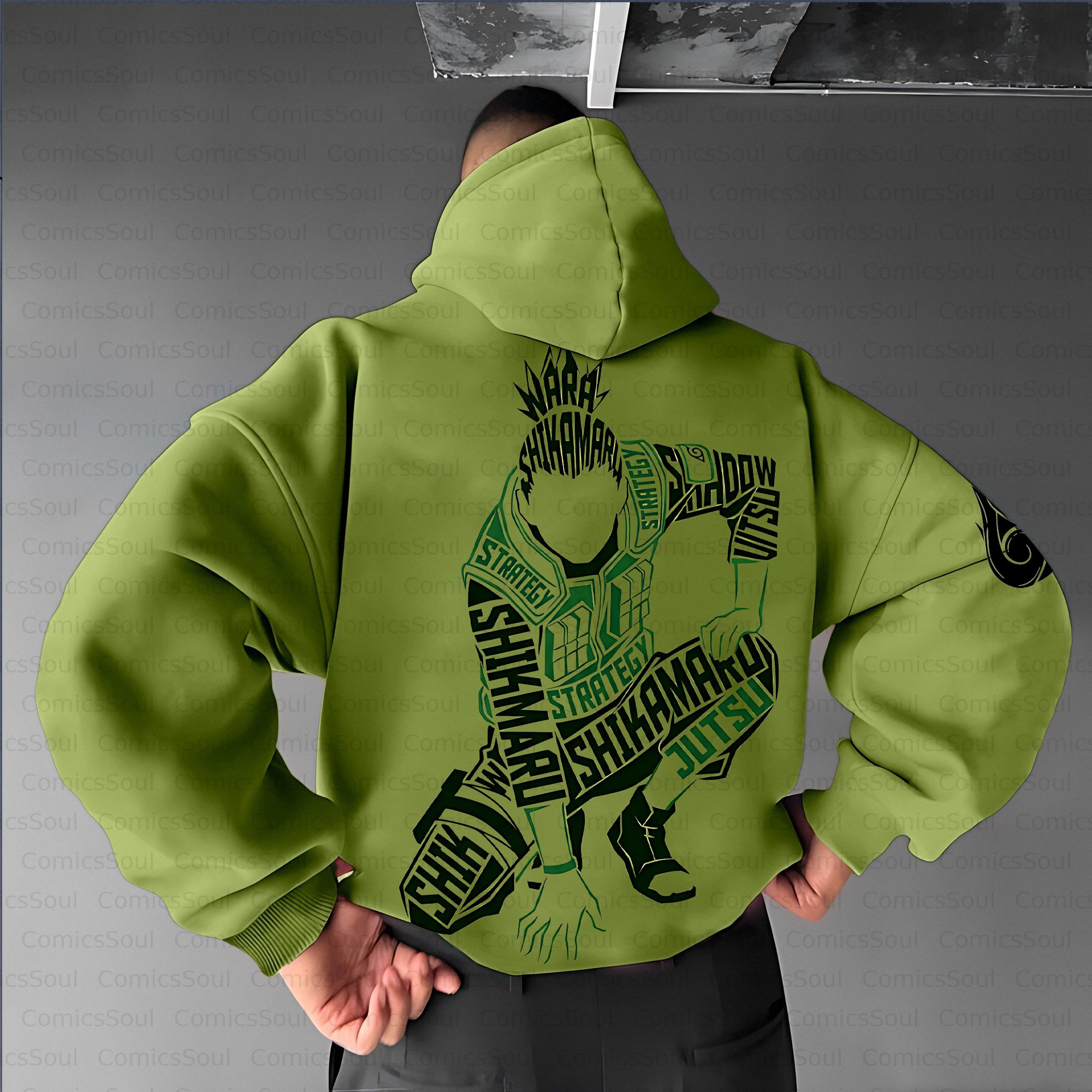 Unisex Anime Inspired Vintage Plush Hoodie
