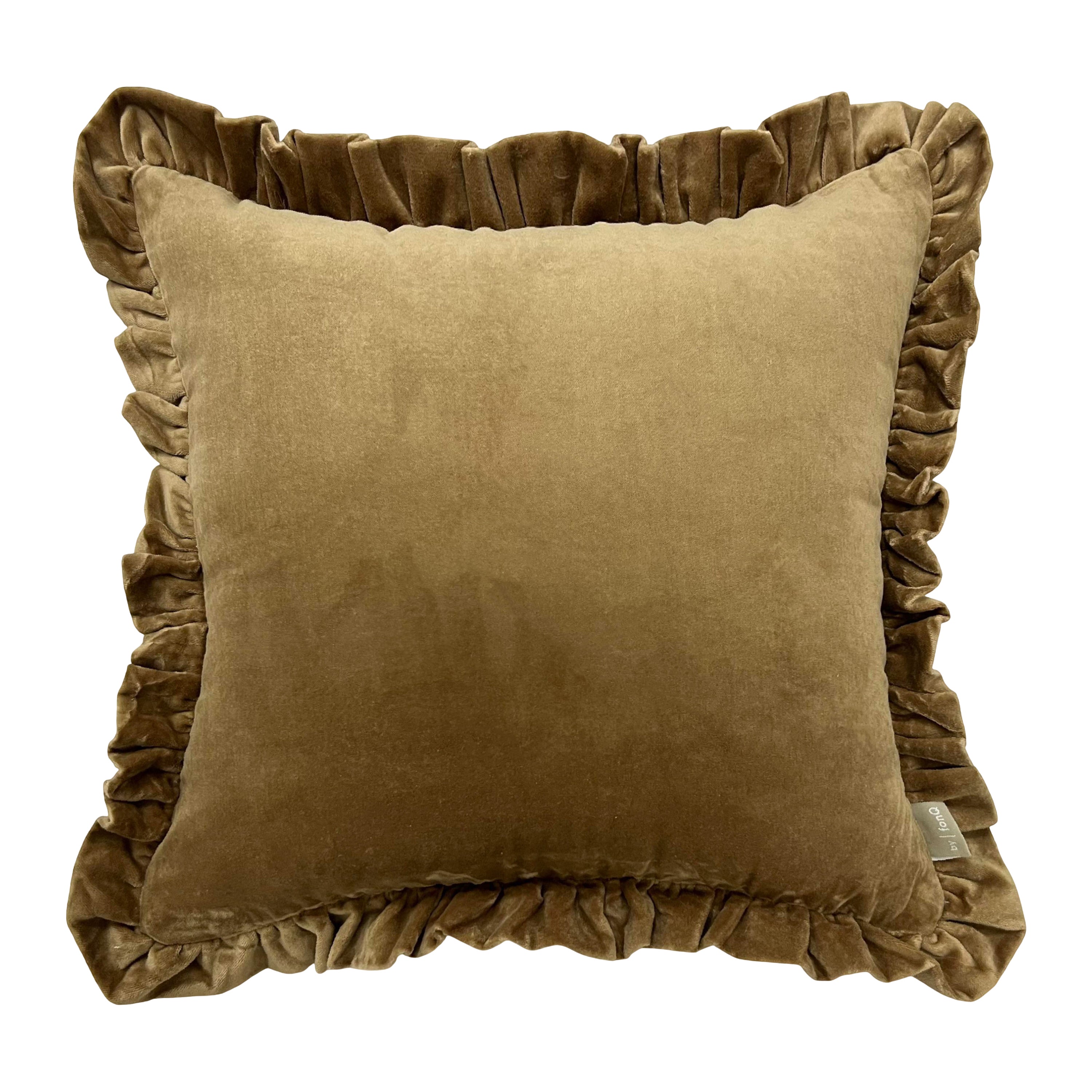 Blokker Velou Sierkussen 50 x 50 cm - Bronze Brown