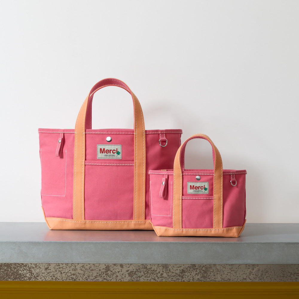 Merci - Cabas Candide - Rose & Abricot