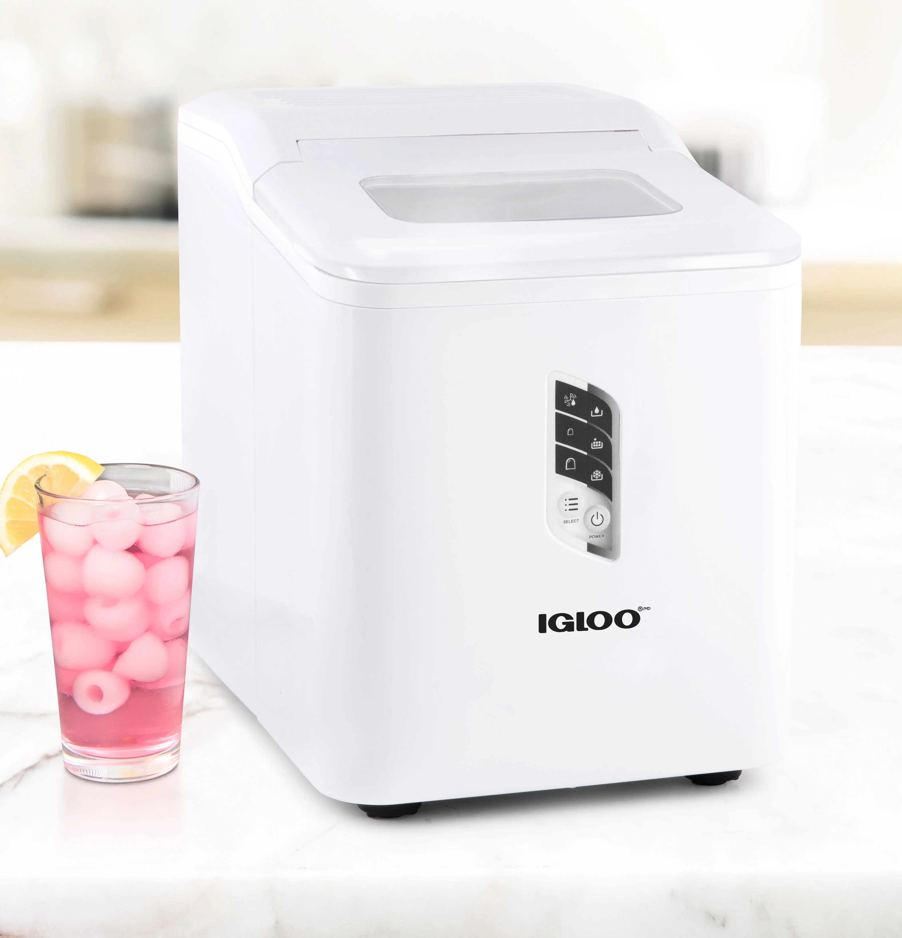 Igloo Automatic Ice Machine Self Cleaning Countertop Ice Maker for Water Bottle & Drinks, Aqua - Image 20