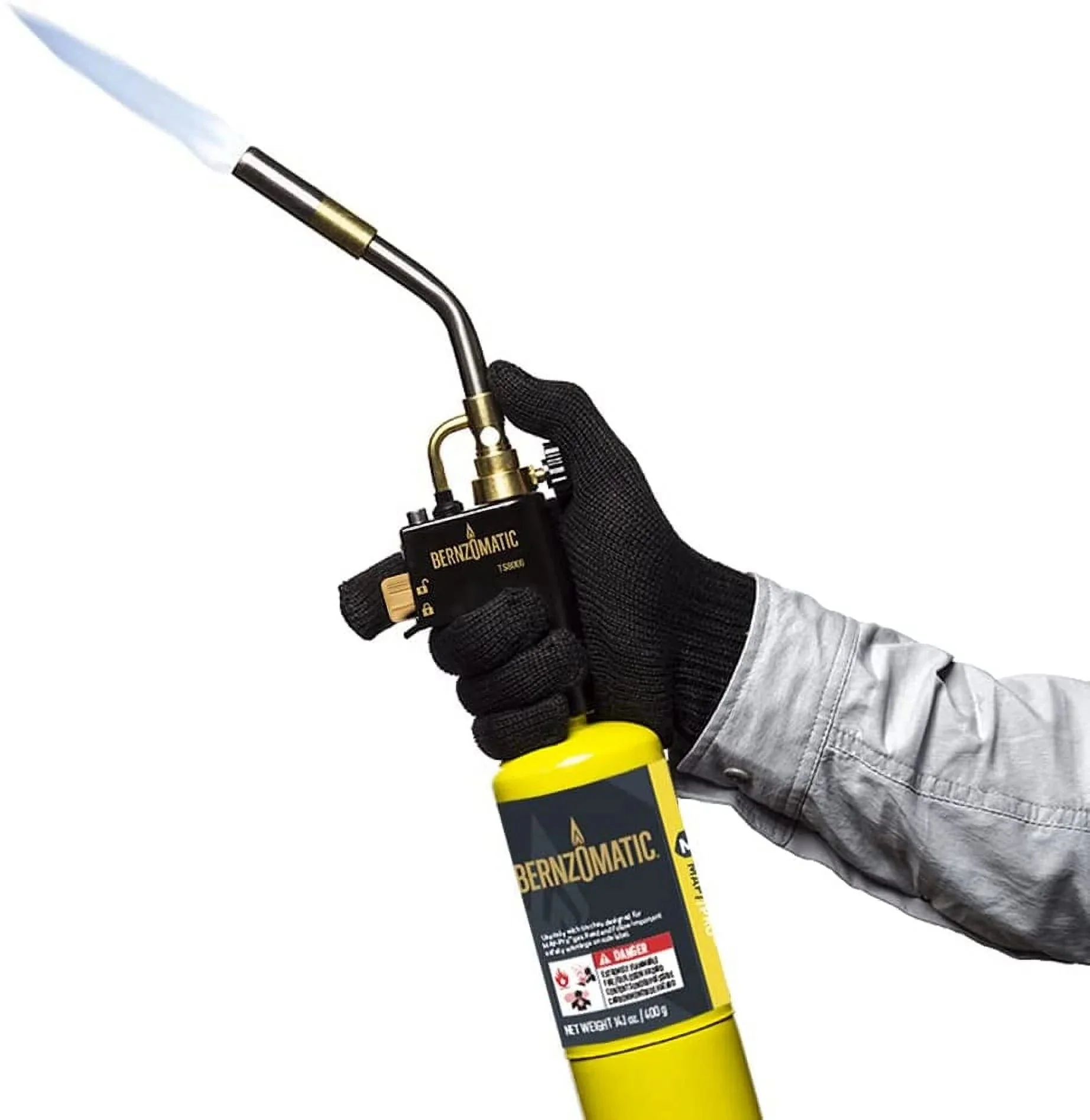Bernzomatic MAP-Pro Gas Cylinders 14.1 oz 3-Pack With Max Performance Torch - TS8000 - Image 5 Bernzomatic MAP-Pro Gas Cylinders 14.1 oz 3-Pack With Max Performance Torch - TS8000 - Image 5