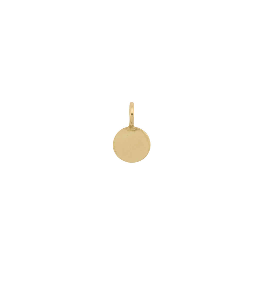Small Coin Charm 14K
