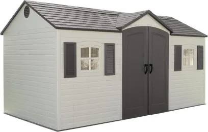 6446 Outdoor Storage Shed, 8 x 15 Foot, Desert Sand
