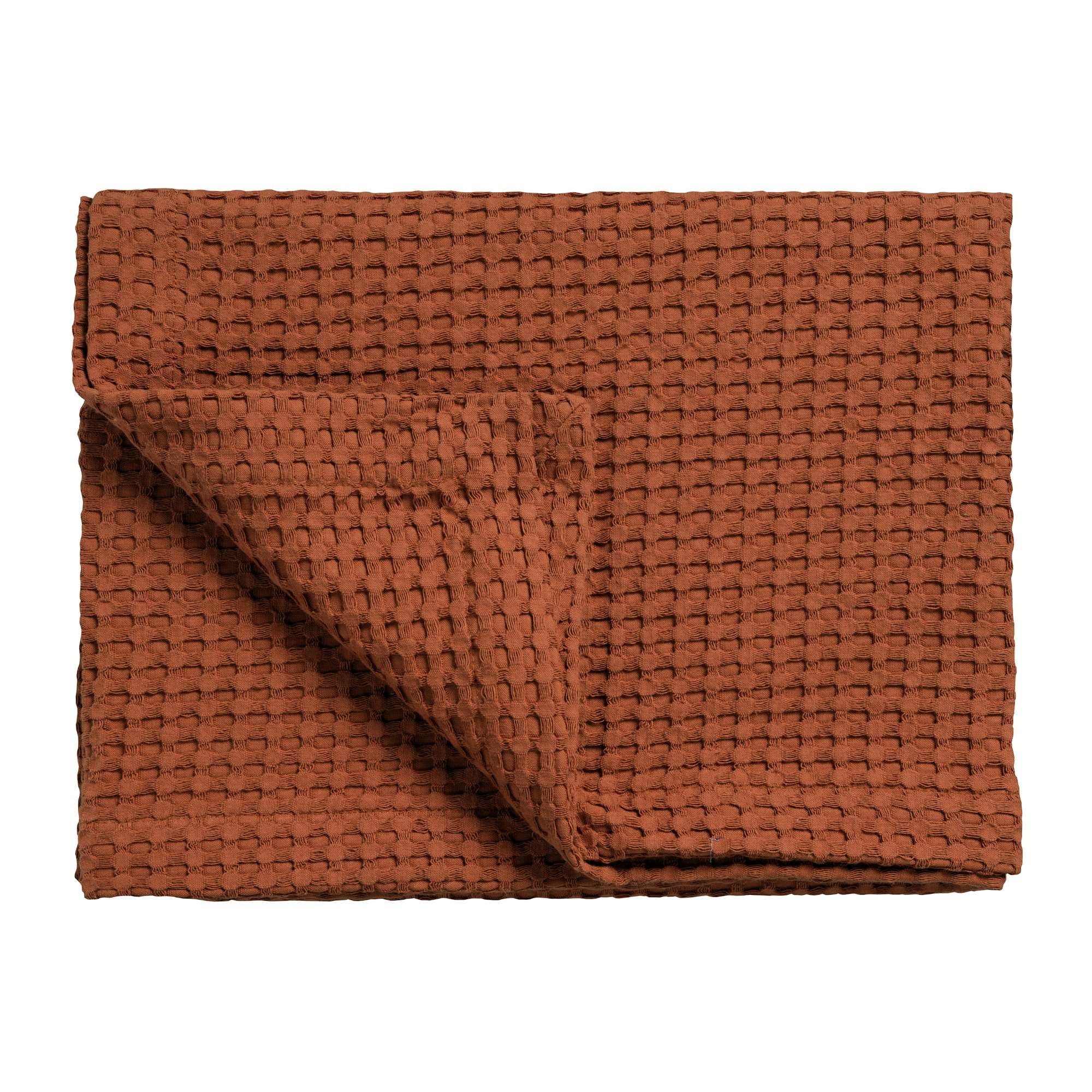 Home Pique Sprei Rusty Brown   270 x 250 cm   Bruin   Katoen