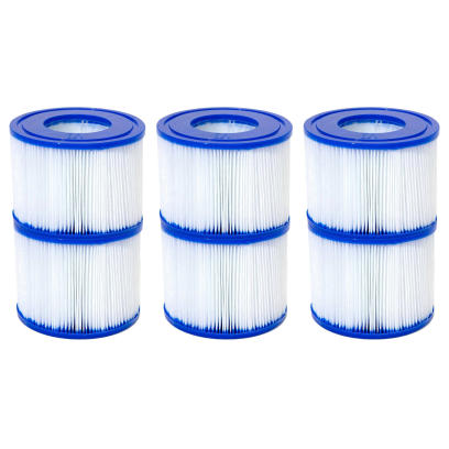 Bestway SaluSpa Type VI Inflatable Hot Tub Replacement Filter Cartridge (3 Pack)