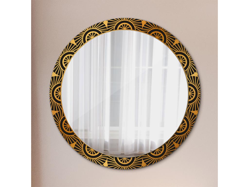 Espejo redondo decorativo - Mandala - 90 cm