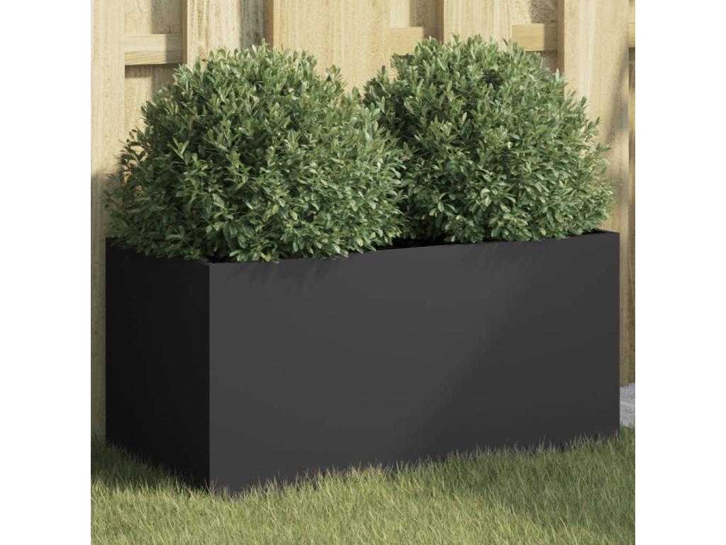 Decoratodo acero negro 62x30x29 cm
