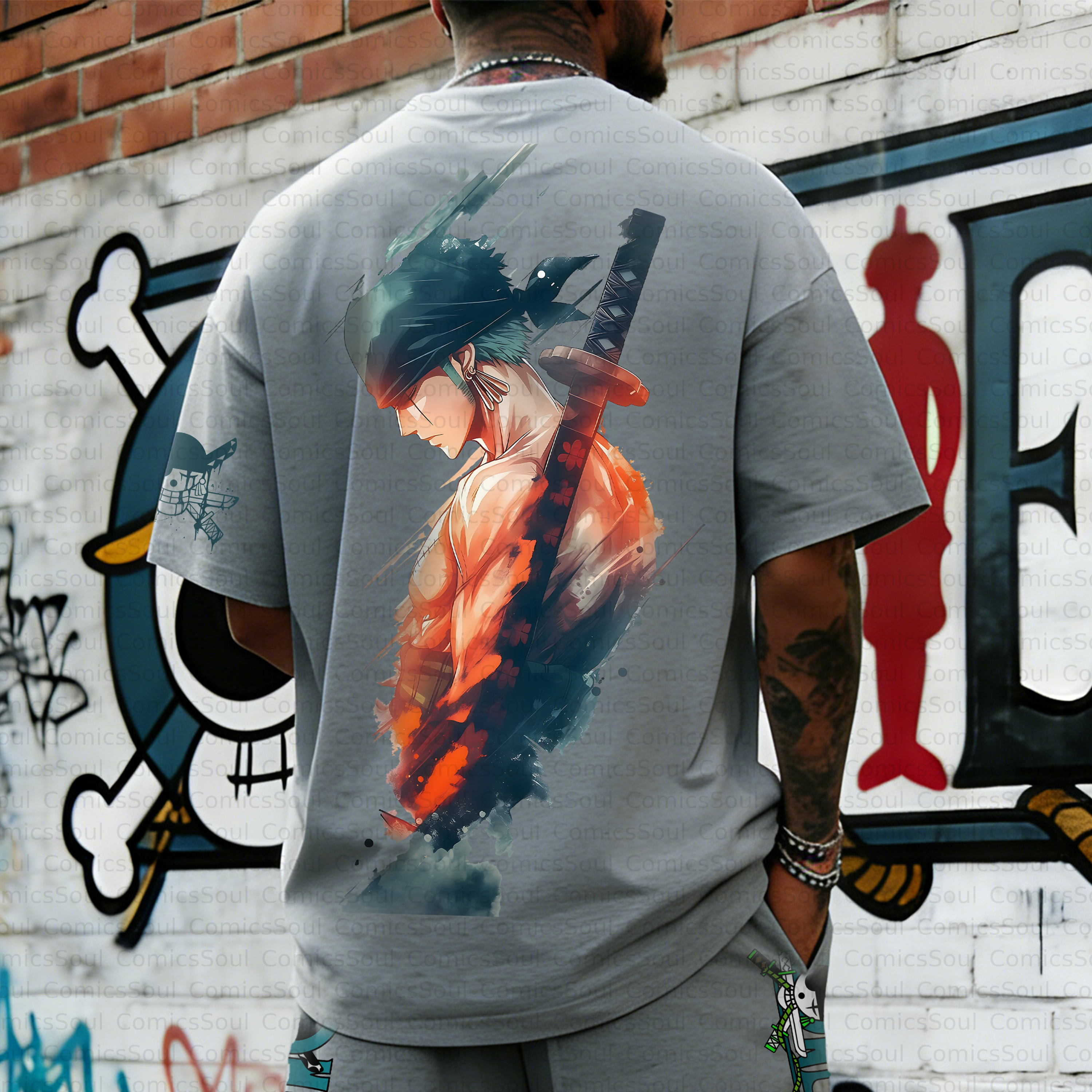 Unisex Anime Inspired Vintage T-Shirt