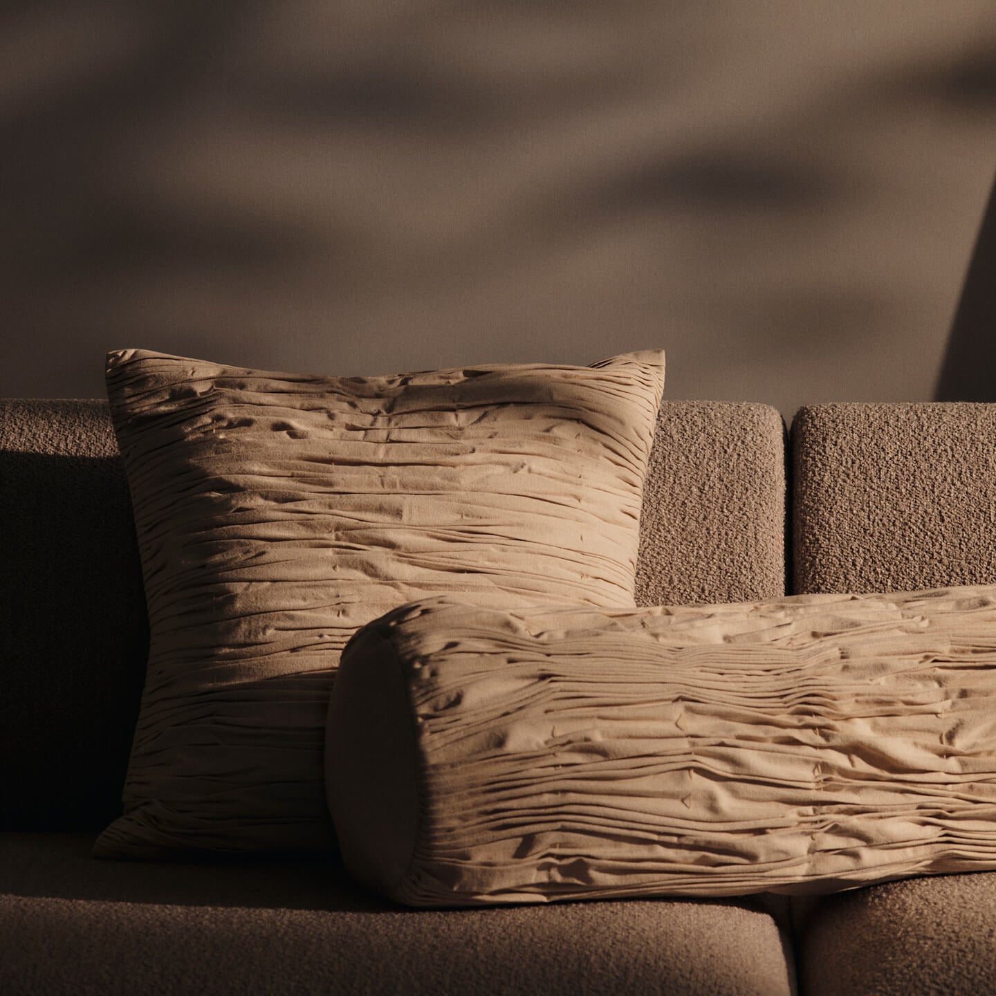 Ferm Living Falda Smocked Kussenhoes - 50 x 50 cm