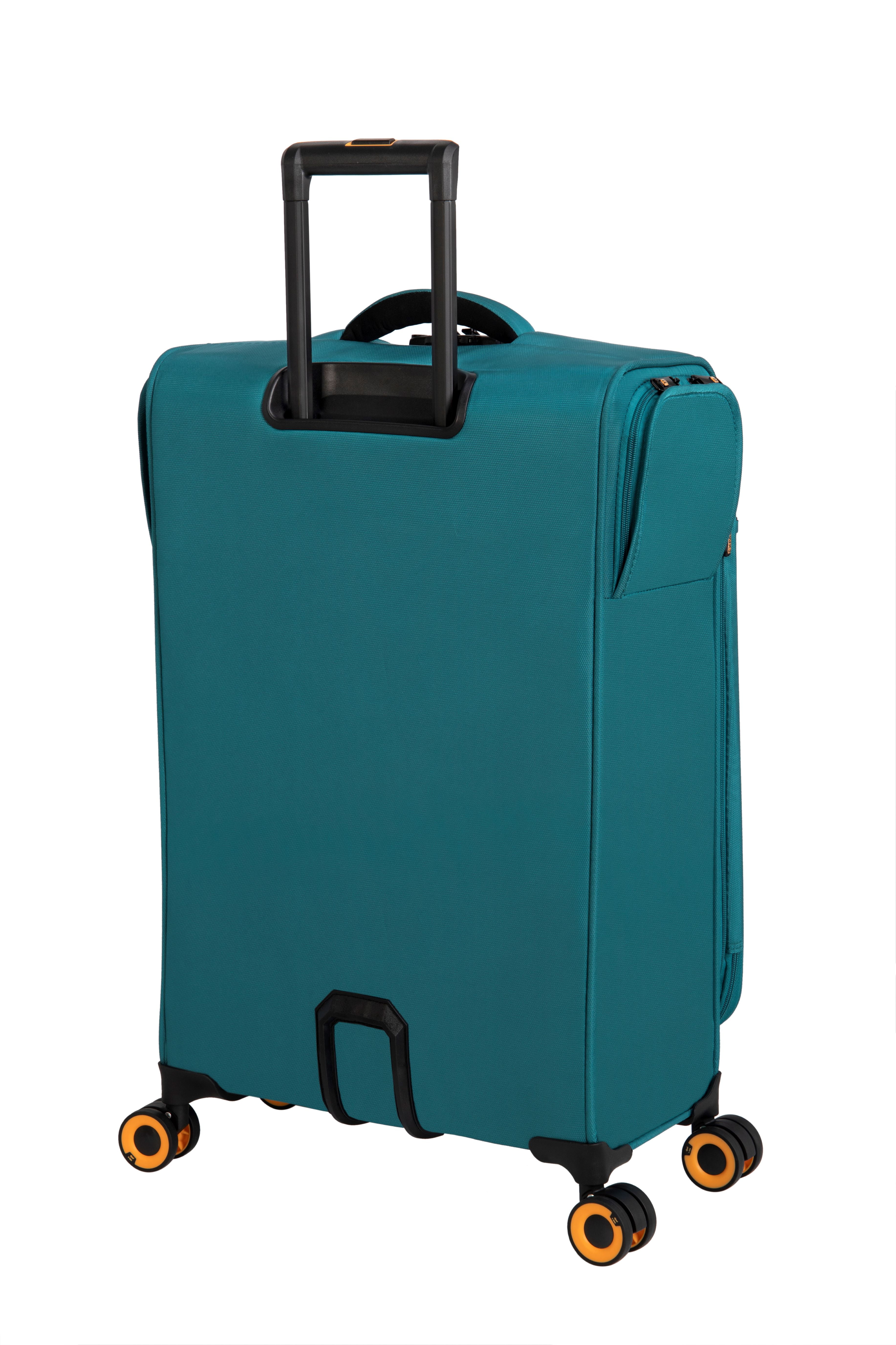 it Luggage Simultaneous 27" Softside Checked 8 Wheel Expandable Spinner Luggage, Harbour Blue - Image 2