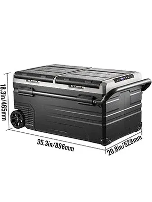 BENTISM 100Qt Portable Car Freezer Refrigerator 95L 12/24V - TWW95 - Image 2 BENTISM 100Qt Portable Car Freezer Refrigerator 95L 12/24V - TWW95 - Image 2