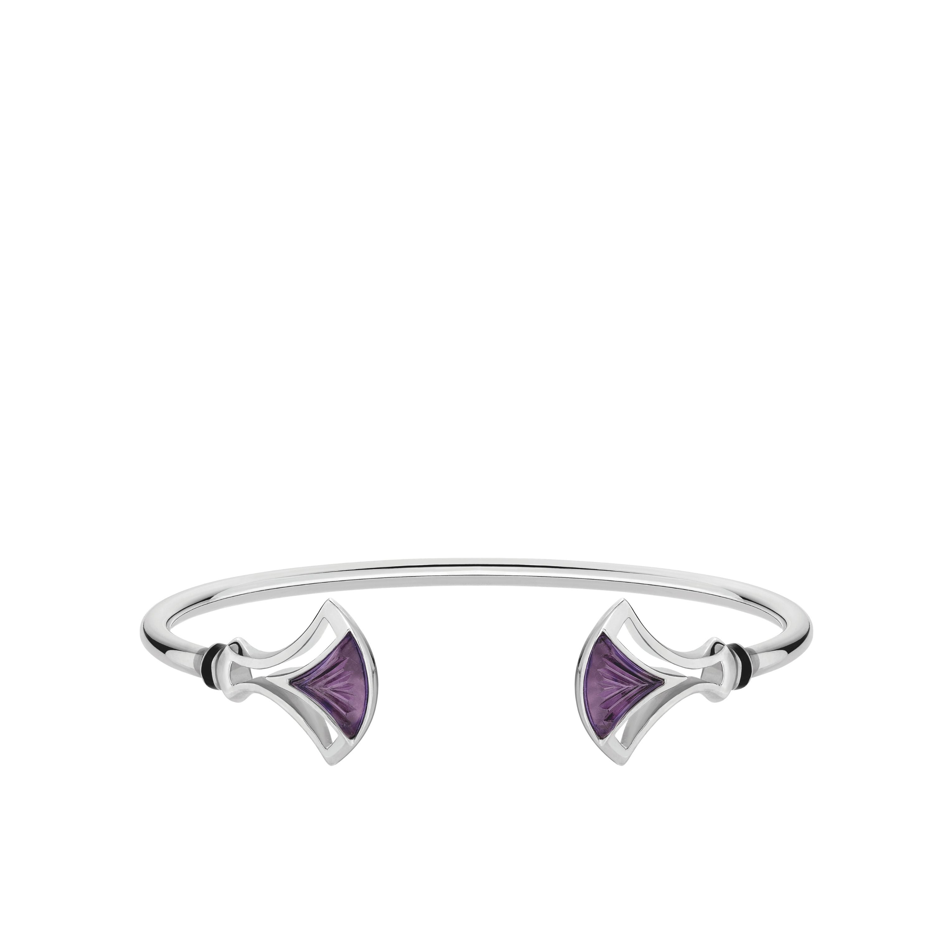 BRACELET FLEX LARCADE - CRISTAL VIOLET CRÉPUSCULE, ARGENT