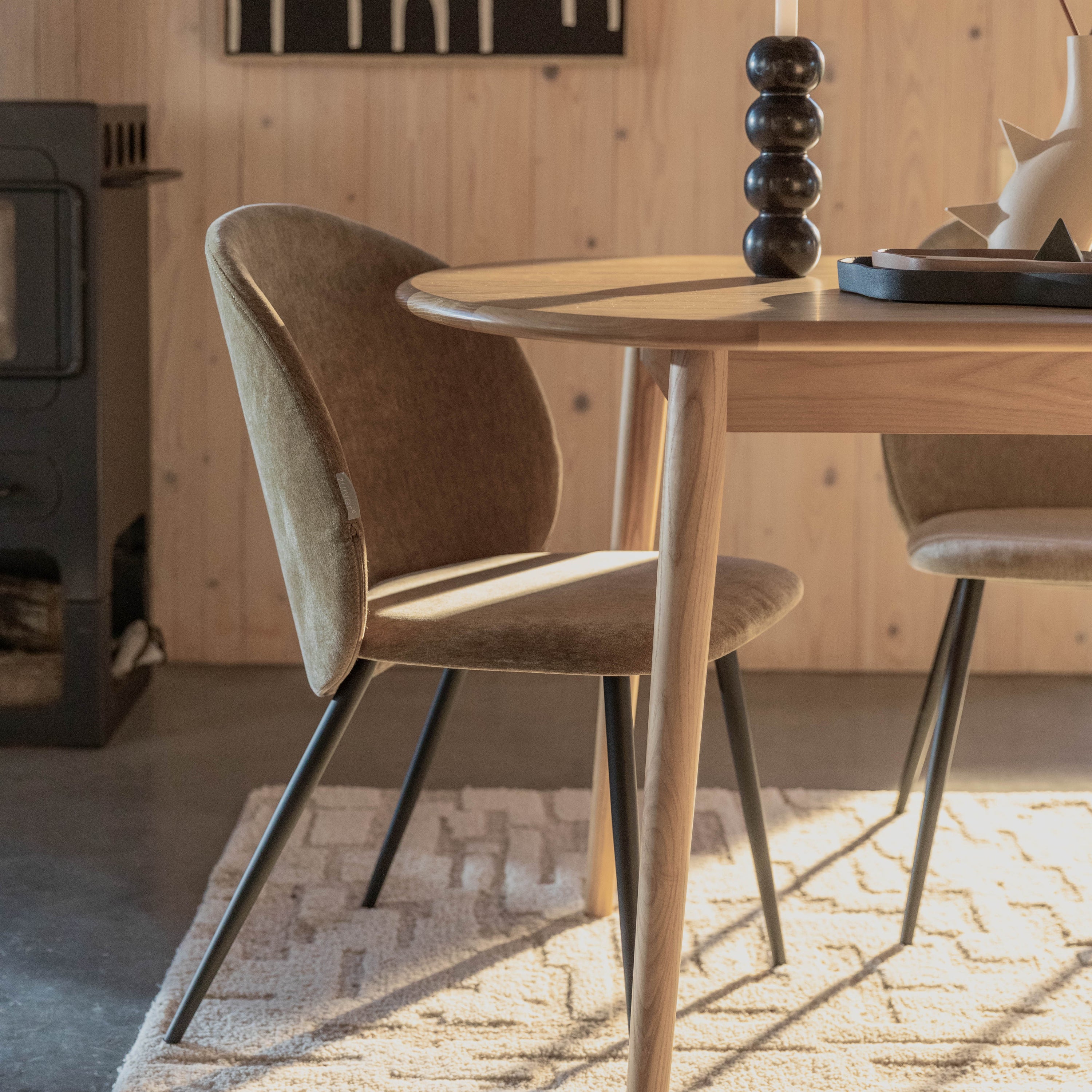 Zuiver Cozy Eetkamerstoel - Mosterd