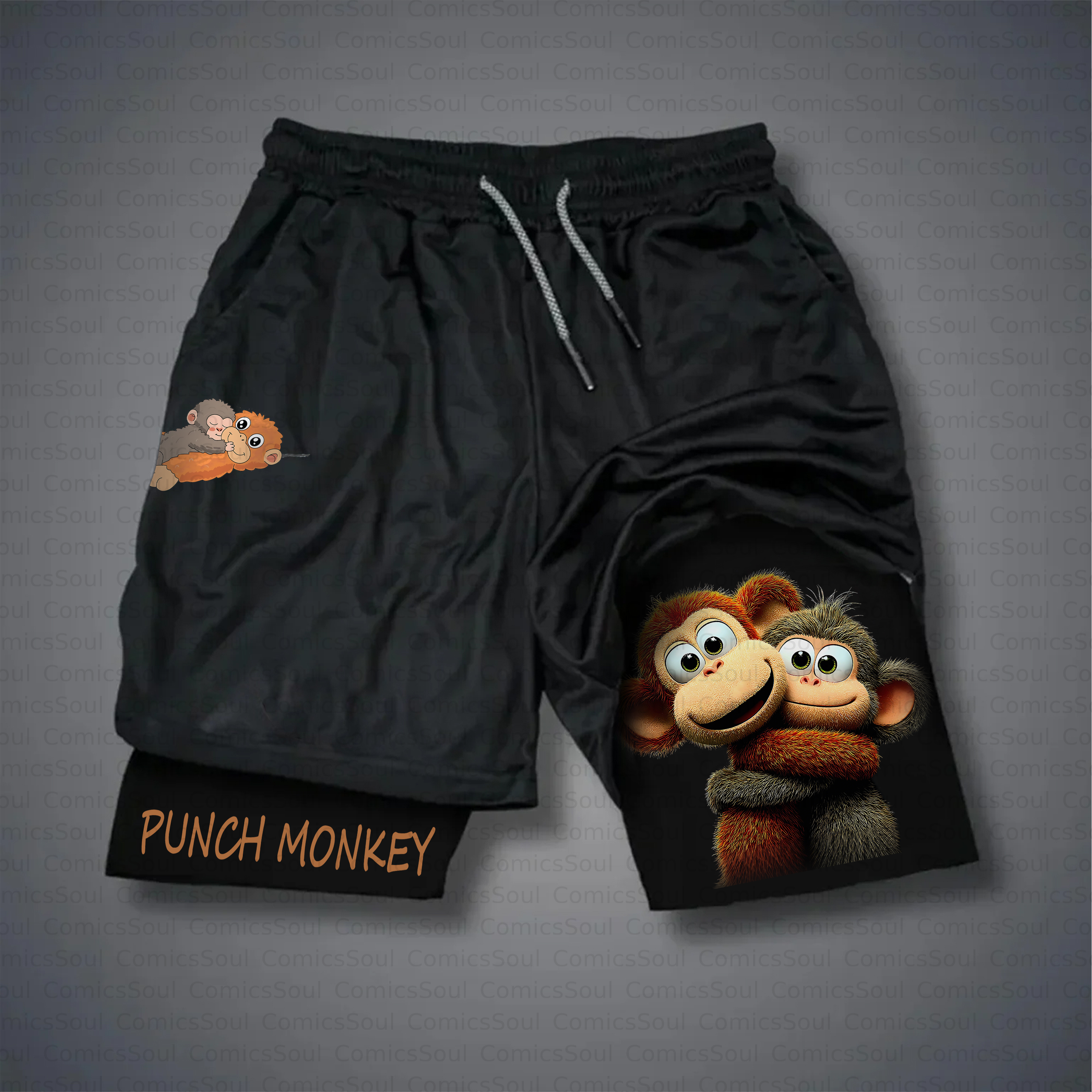Unisex Casual Anime Style Shorts