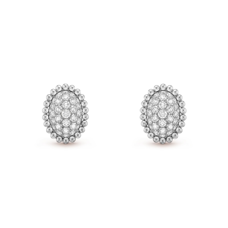 Replicate Perlée diamonds pavé earrings(1:1 replica) - Original Replica Club