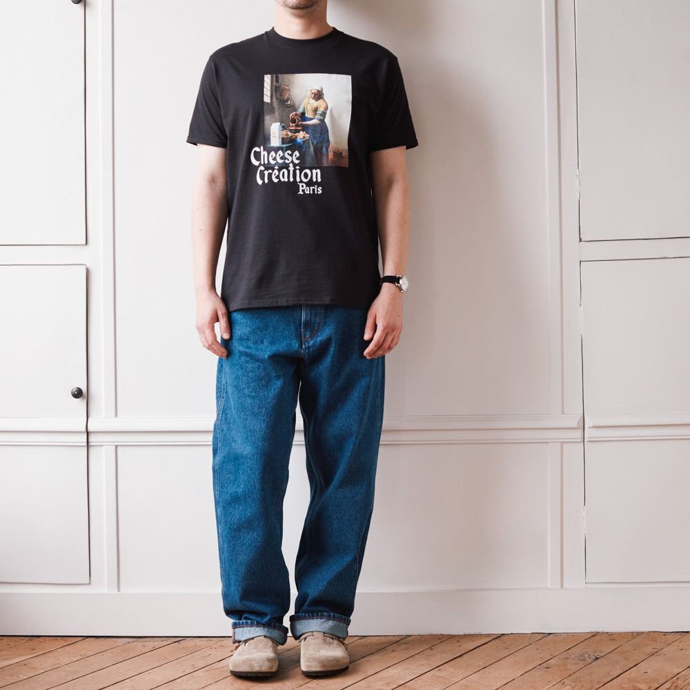 Cheese Creation Paris - T-Shirt La Laitière - Noir