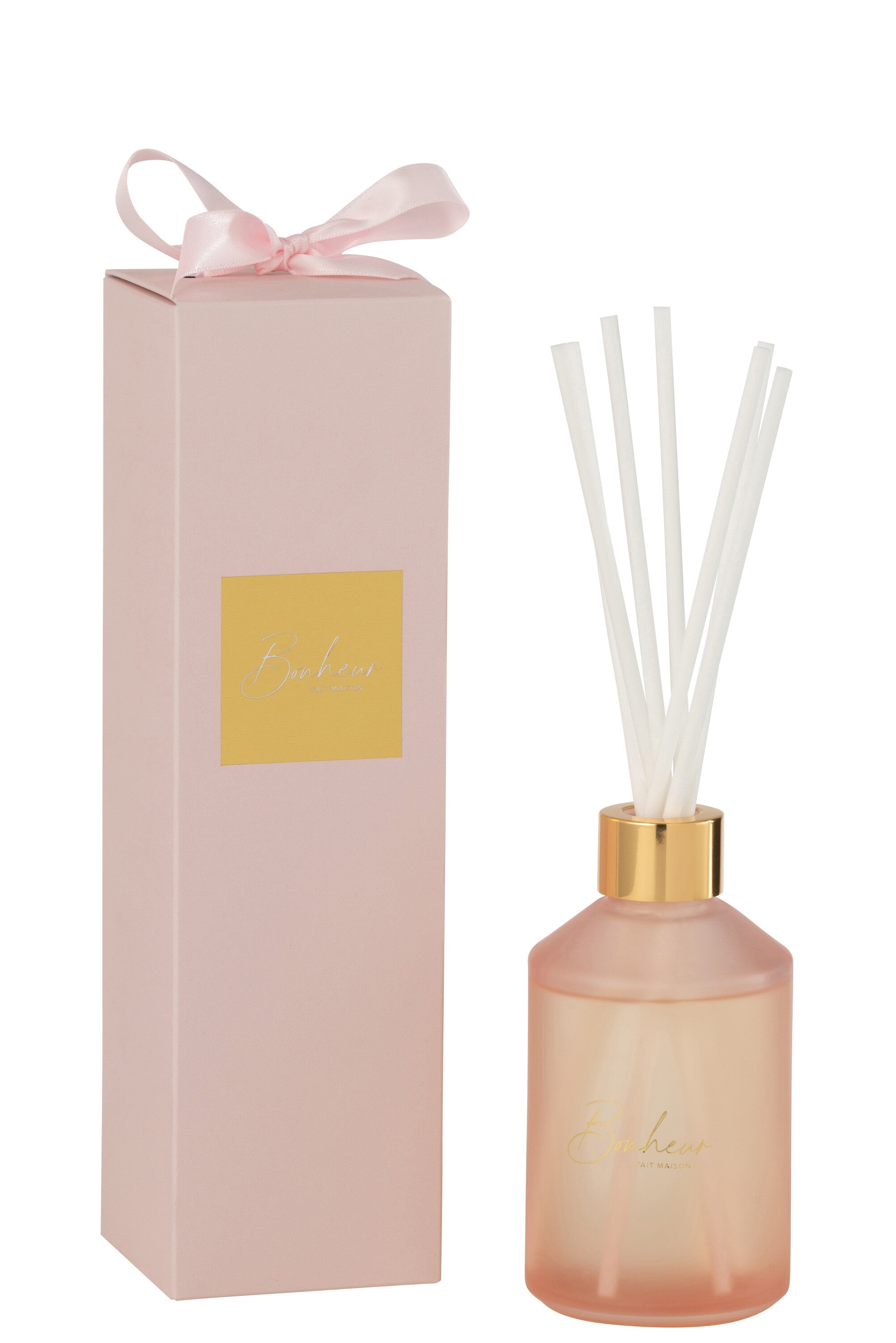 J-Line geurolie Bonheur - Sapphire Amber Tea - roze - 200ml