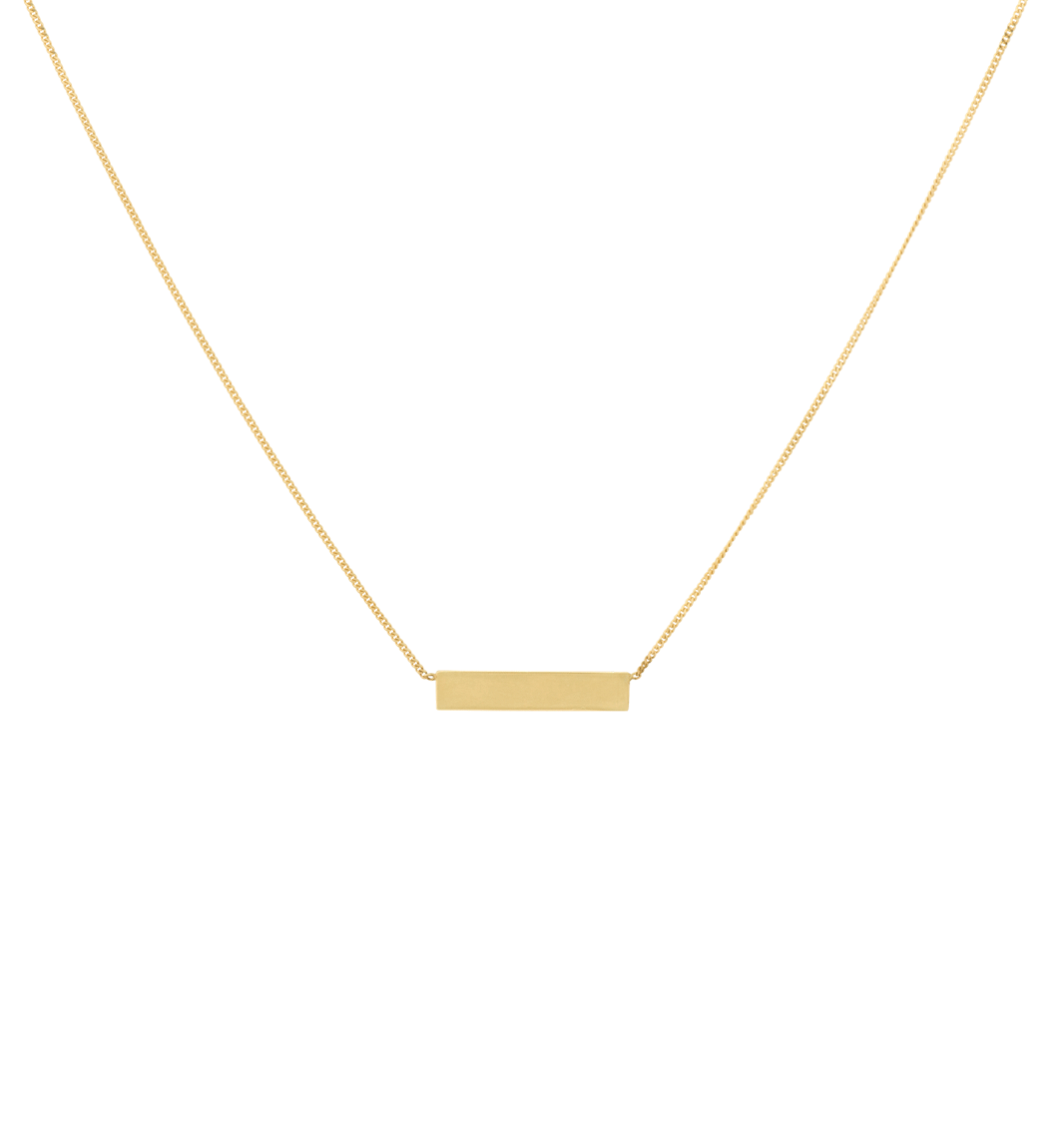 Tag Necklace 14K
