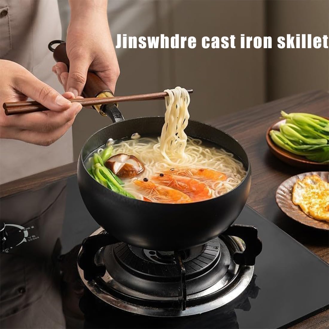 Uncoated Thick Iron Pot, Japanese Uncoating Cast Iron Pot, 9.5/10/11