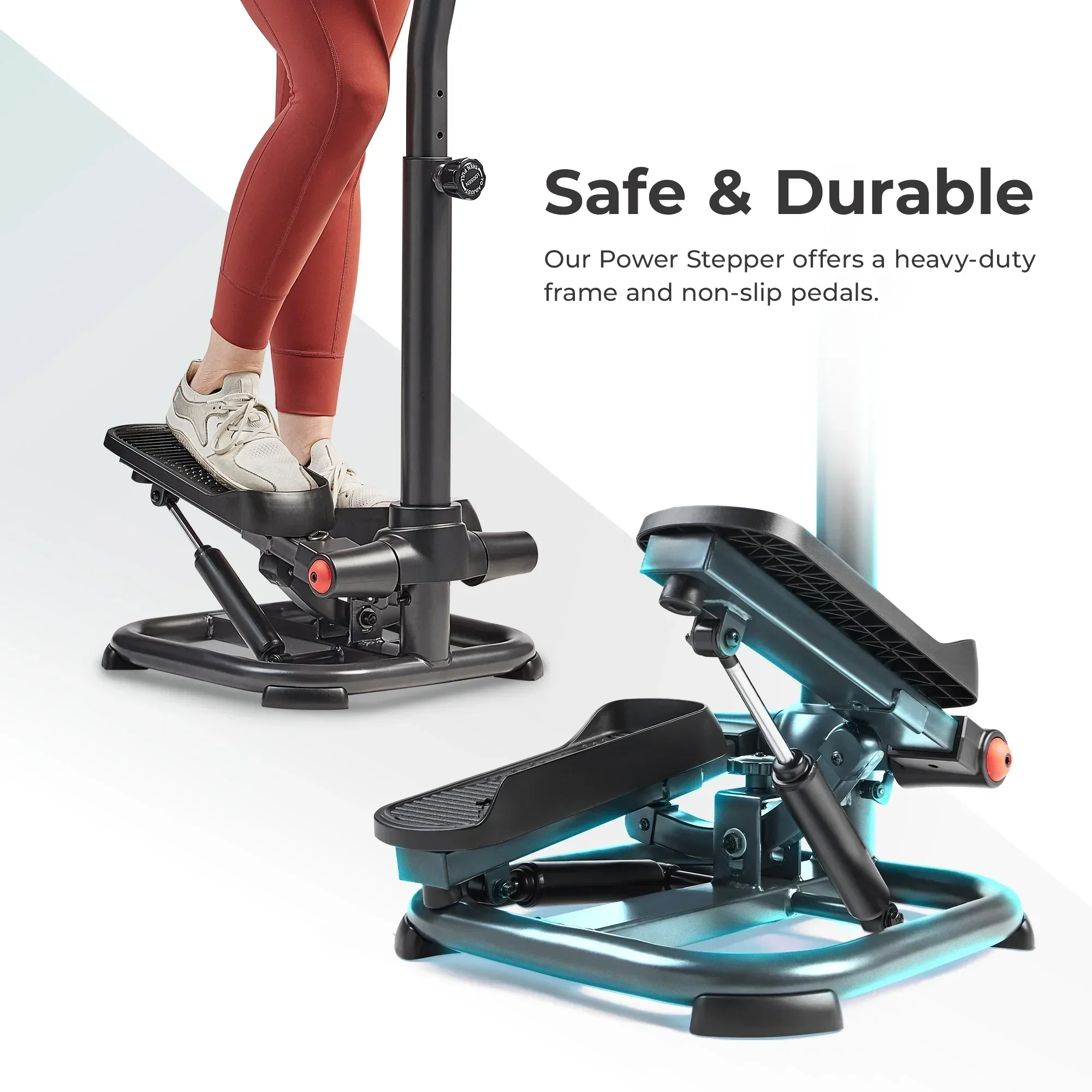 Sunny Health & Fitness Power Stepper With Resistance Bands, 330 LB Capacity - SF-S021055 - Image 5 Sunny Health & Fitness Power Stepper With Resistance Bands, 330 LB Capacity - SF-S021055 - Image 5