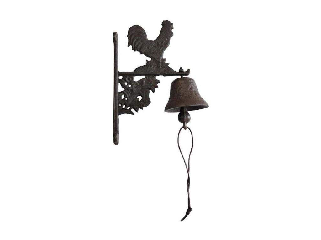 Campana de pared en gallo de hierro fundido