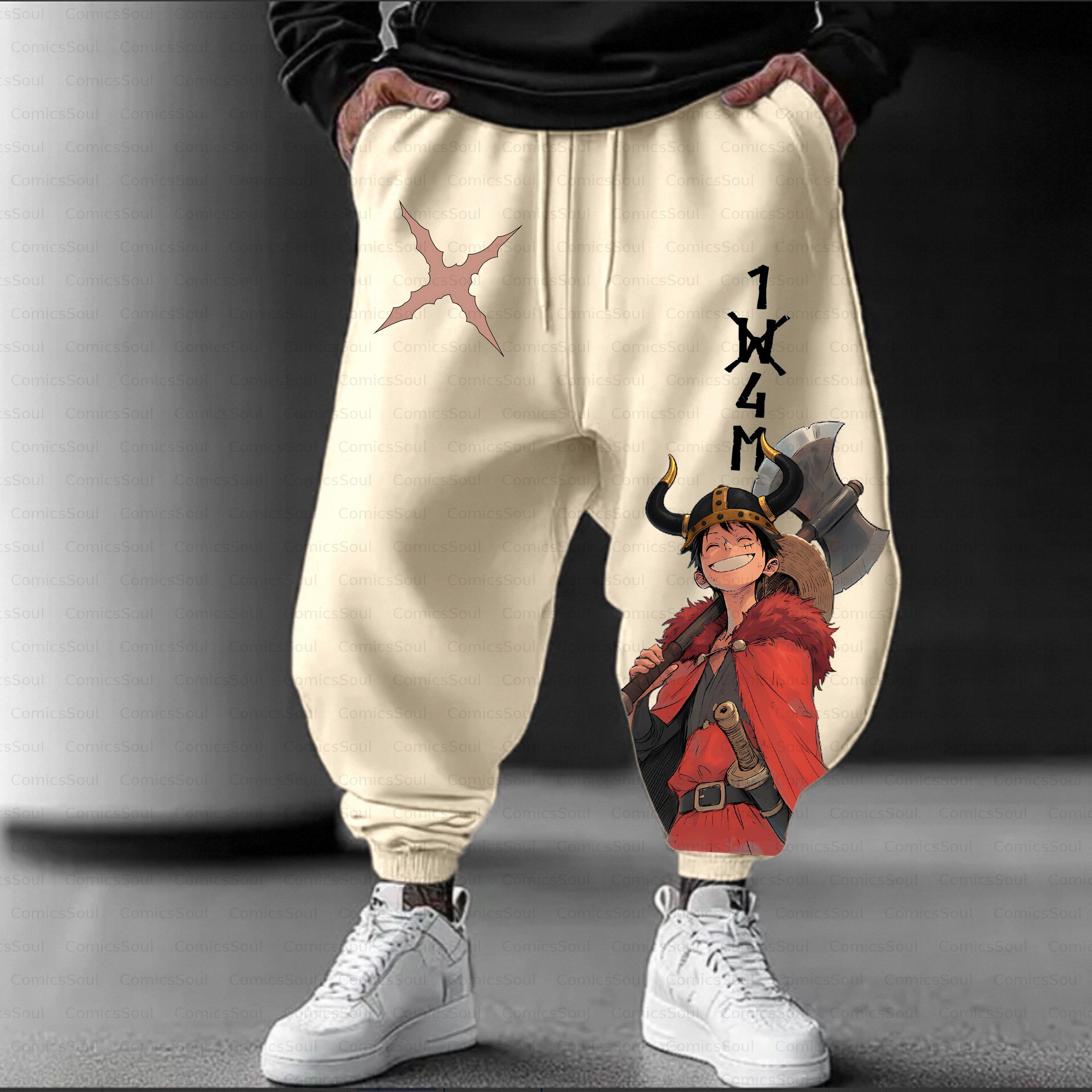 Unisex Casual Anime Streetwear Pant