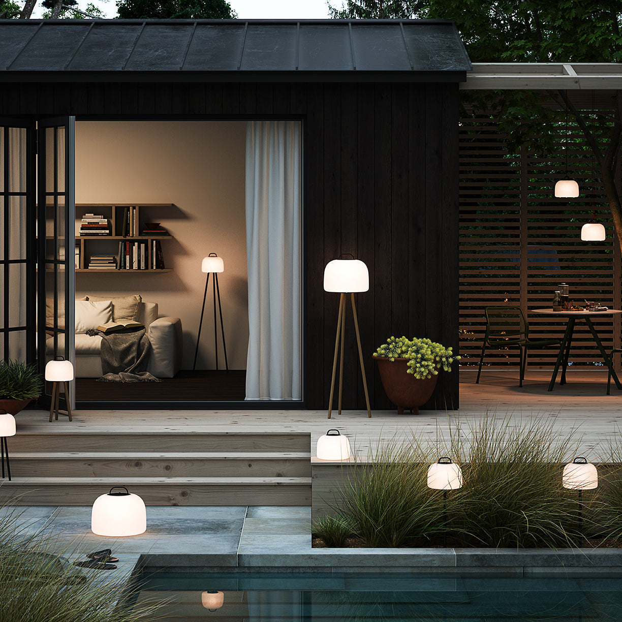 Nordlux Kettle Moodmaker Combinatie Hang-, Tafel- en Vloerlamp