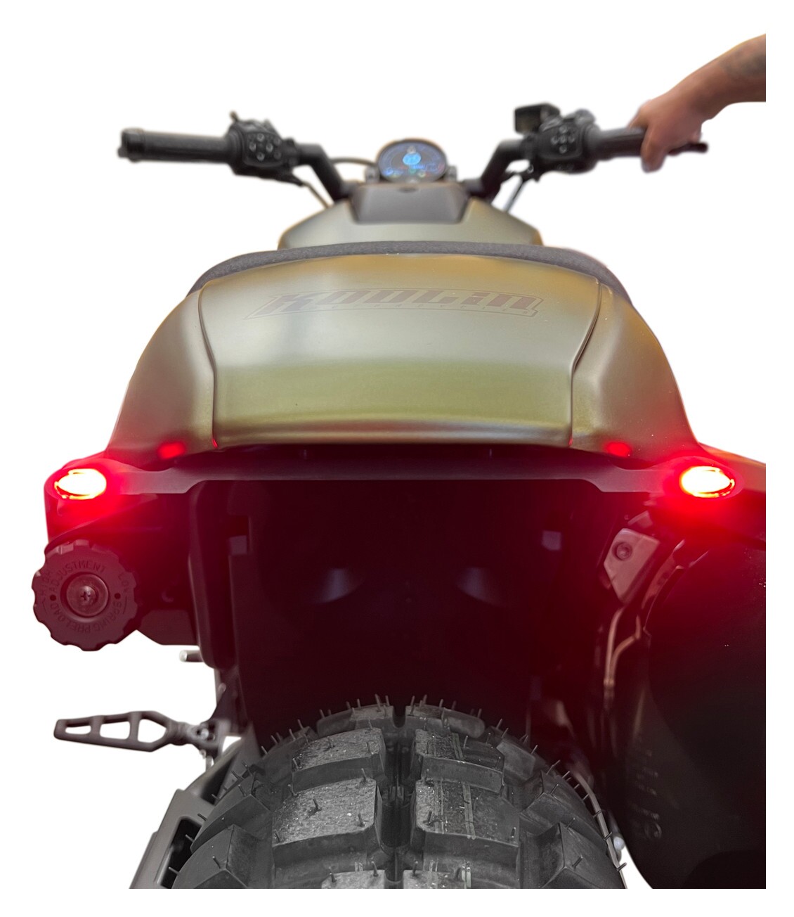 SportsBikeShop Kodlin USA Elypse 3-1 Rear Light Bar For Harley Sportster S 2021-2025