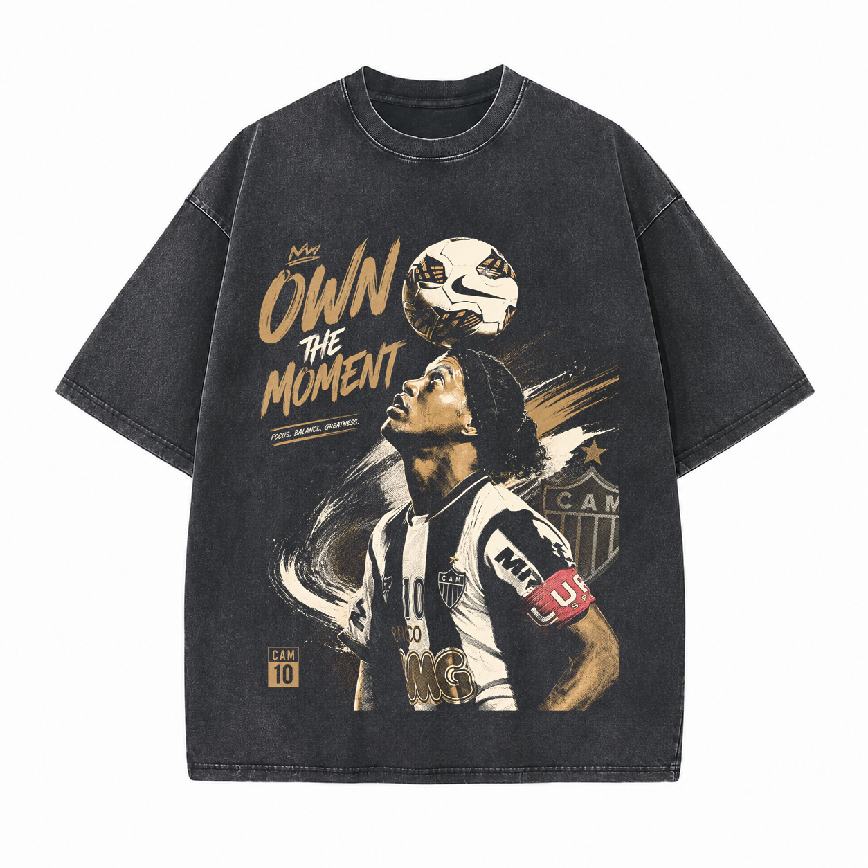 Own The Moment Printed Unisex Washed T-Shirt
