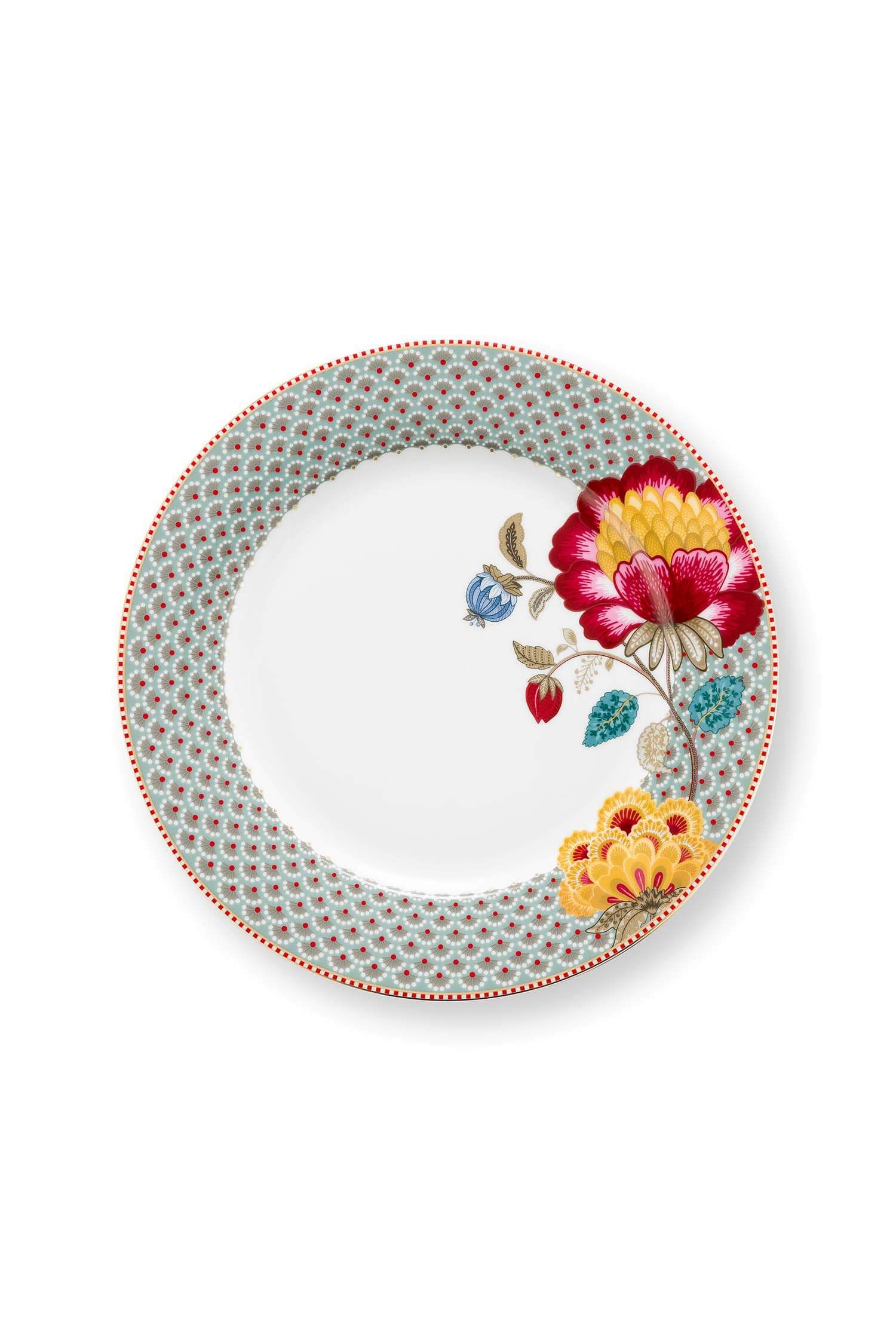 Dinner Plate Blooming Tales Blue 26.5cm