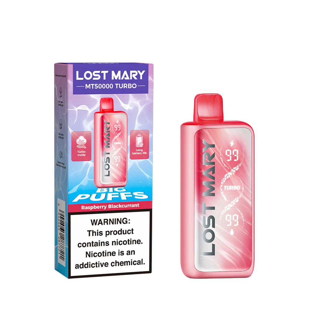LOST MARY MT50K Turbo ladattava kertakäyttöinen sähkötupakka (kaikki maut)
