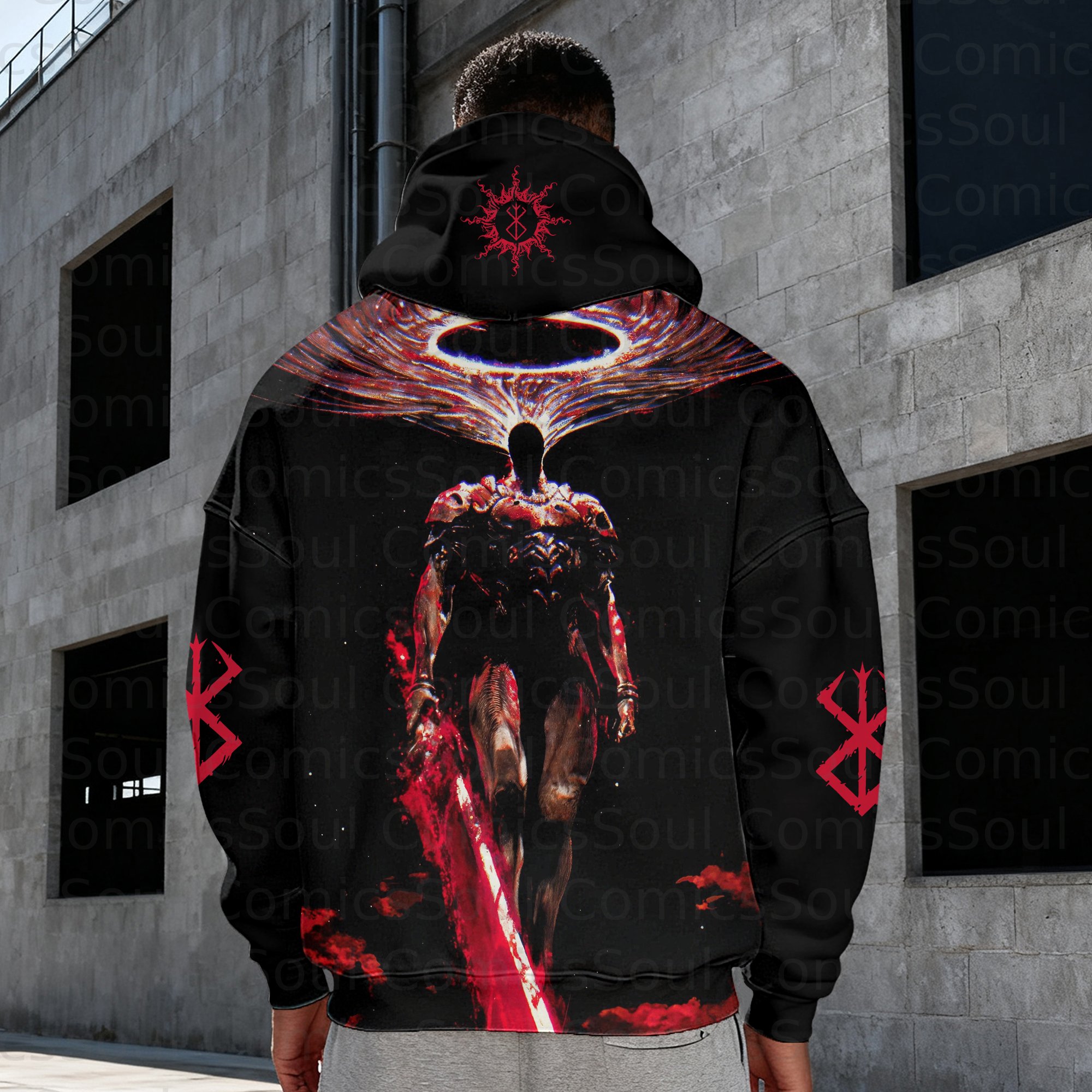Unisex Graphic Streetwear Vintage Plush  Hoodie
